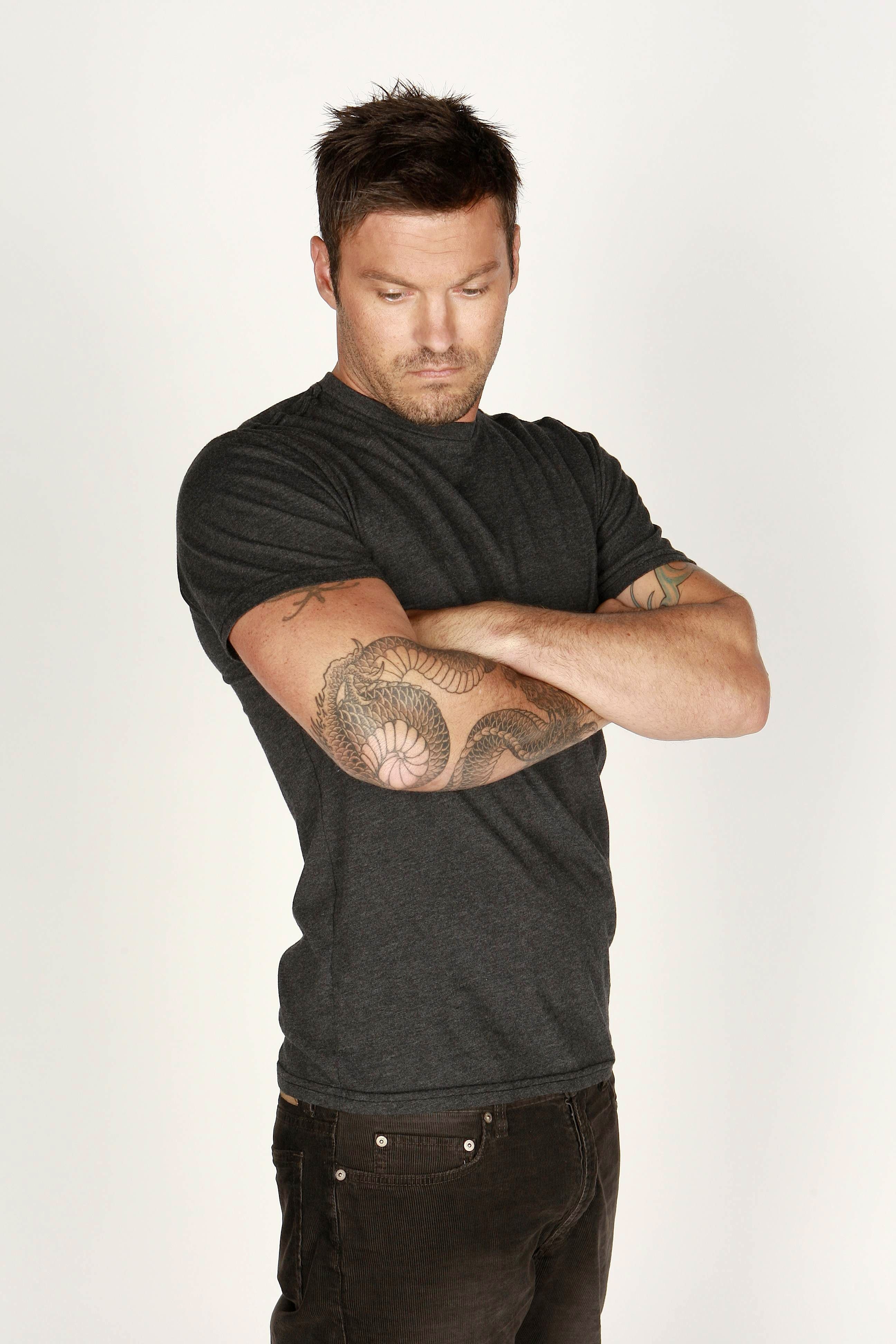 hd, 4K, Brian Austin Green, tattoos, austin, green, art, x, brian, Phone HD Wallpaper