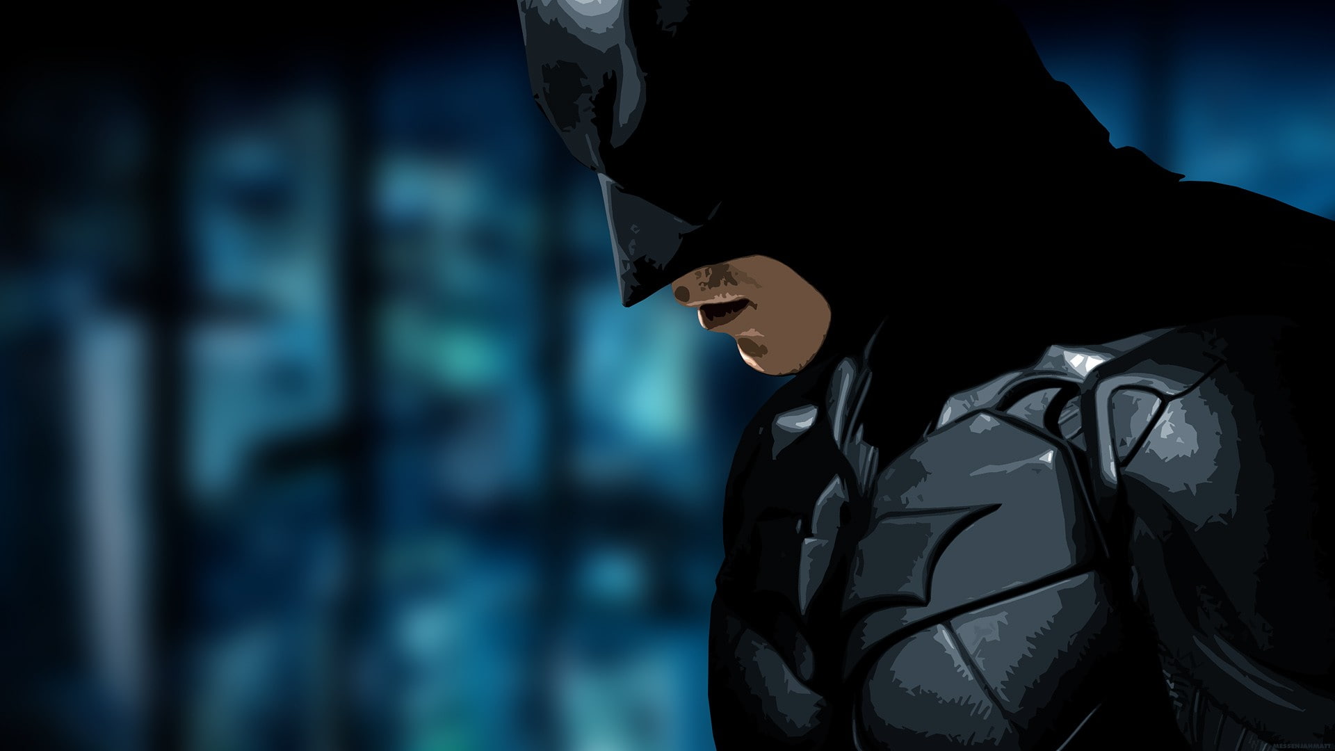lifestyles, looking, young adult, clothing, Batman, focus on foreground, one person, mask, portrait, mask - disguise, The Dark Knight, disguise, artwork, HD Wallpaper