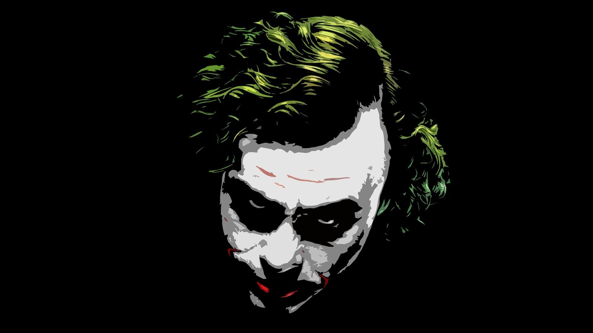 studio shot, representation, cut out, disguise, black background, art and craft, indoors, creativity, close-up, no people, movies batman the dark knight joker messenjahmatt, HD Wallpaper