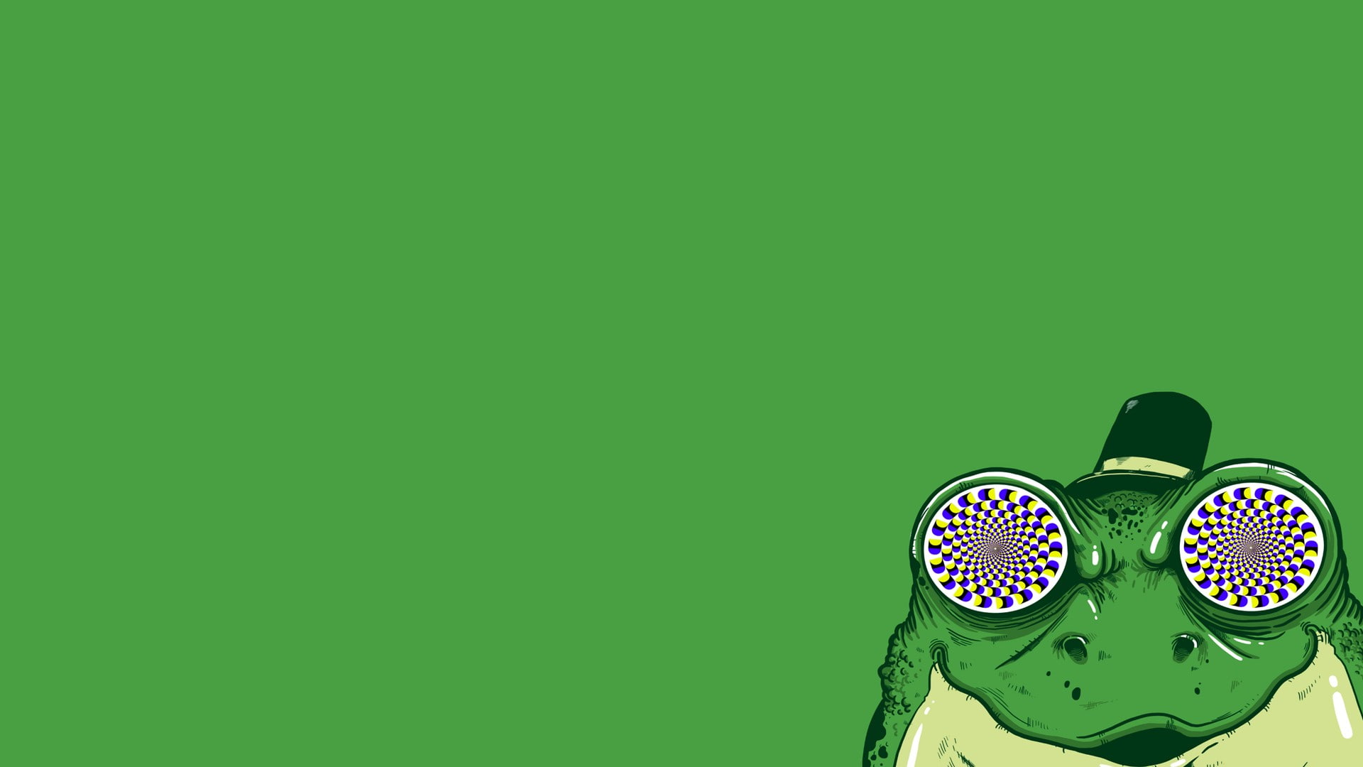 minimalism, frog, 1080P, HD Wallpaper