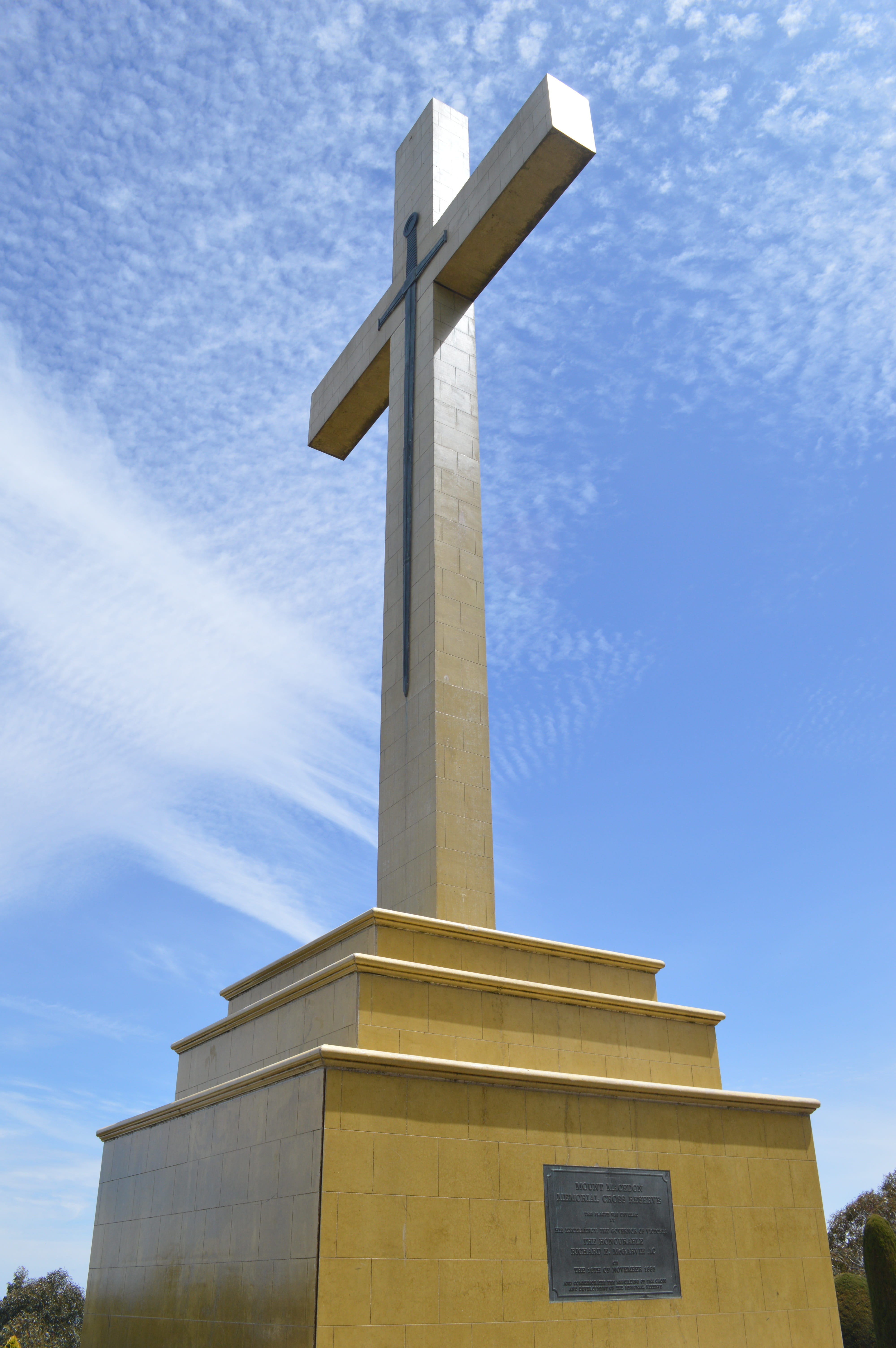 cloud - sky, belief, inspirational, memorial, Macedon, law, low angle view, sunlight, nature, day, symbol, authority, sky, 5K, cross, architecture, religion, Phone HD Wallpaper