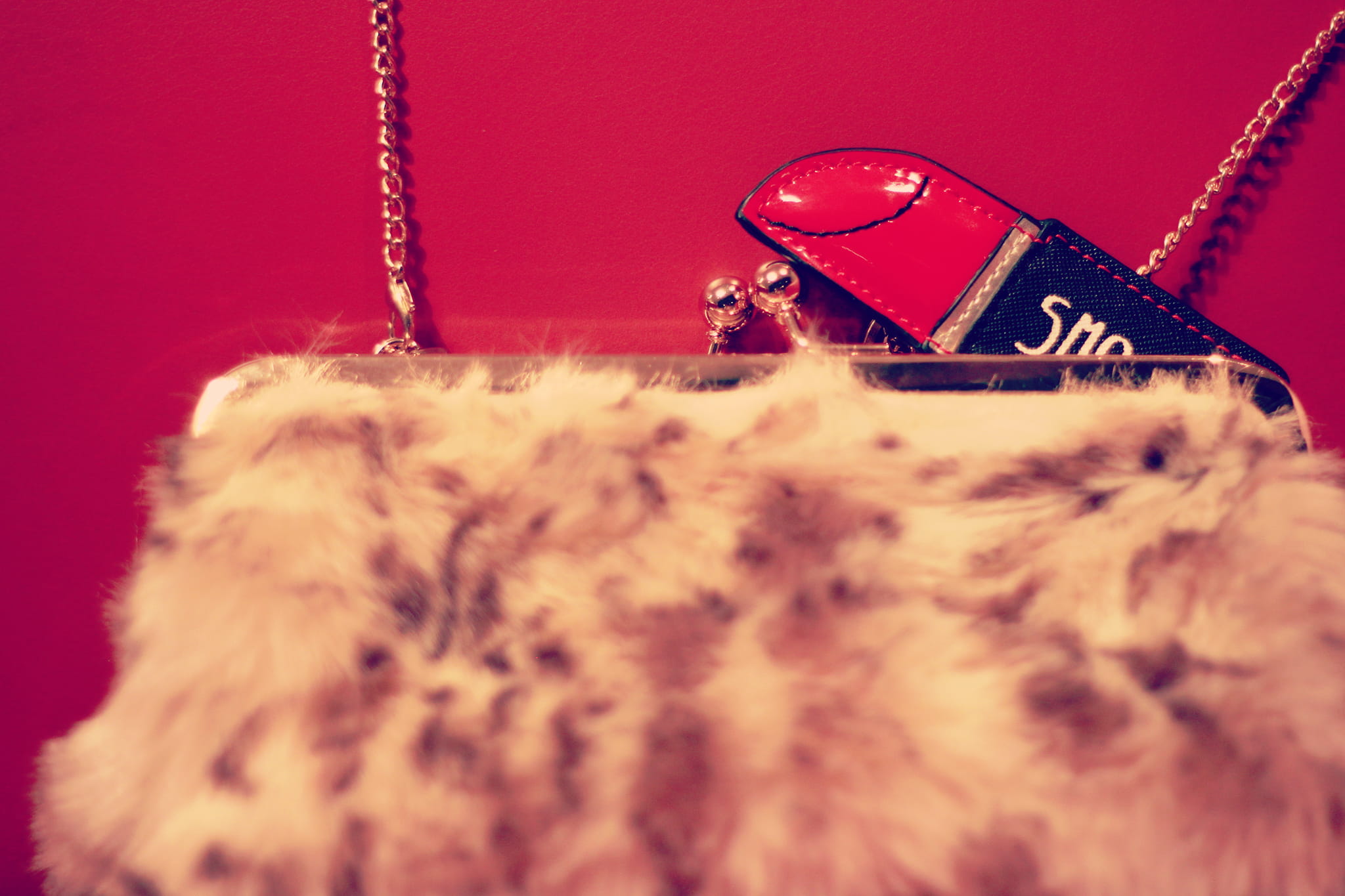 clasp, refreshment, fur, home interior, red, writing instrument, close-up, day, bottle, holding, pattern, selective focus, pen, beige, studio shot, no People, HD Wallpaper
