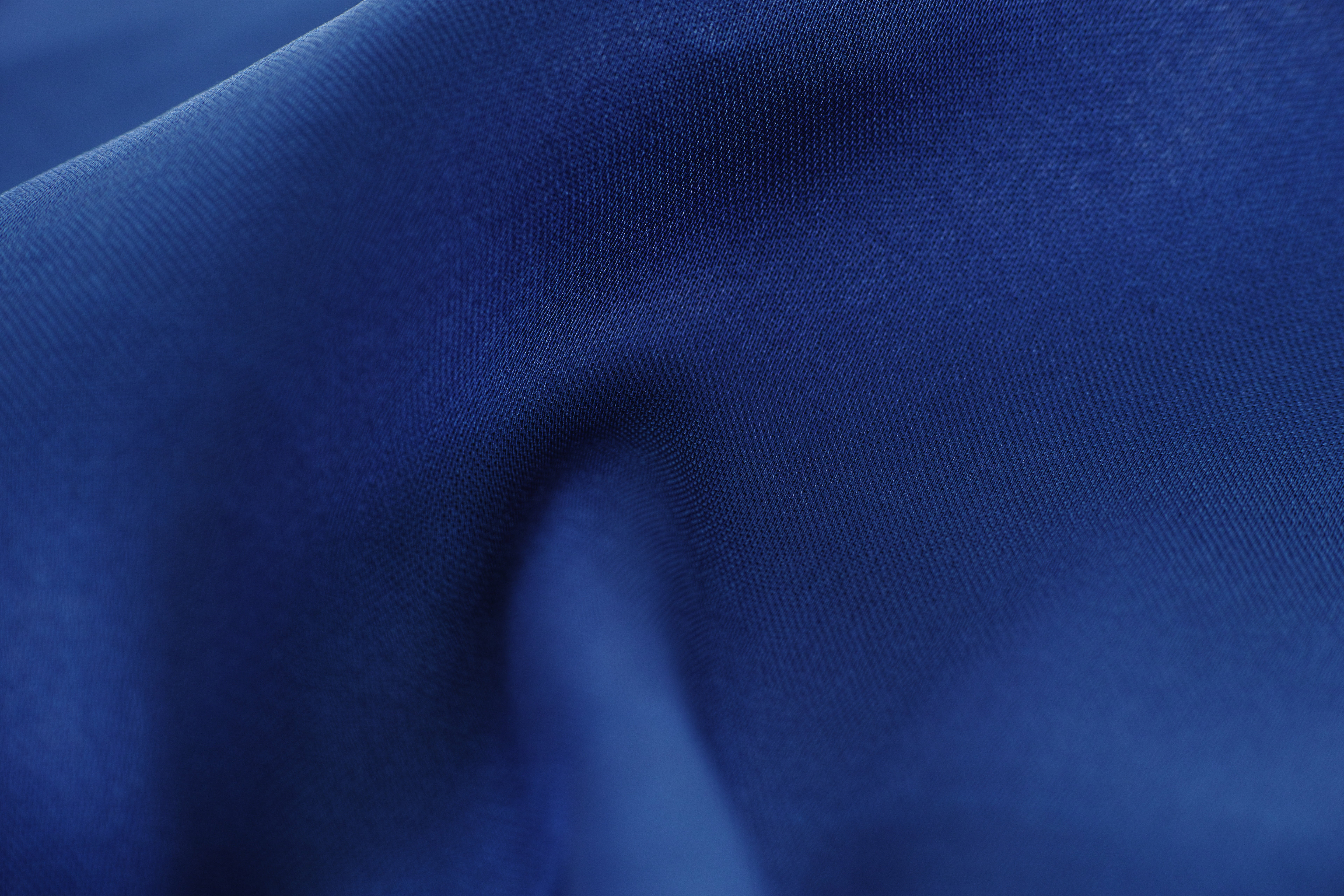 material, fabric, macro, textured, abstract pattern, backgrounds, elegance, rippled, nobody, copy space, 8K, color image, blue background, abstract, dark blue, HD Wallpaper
