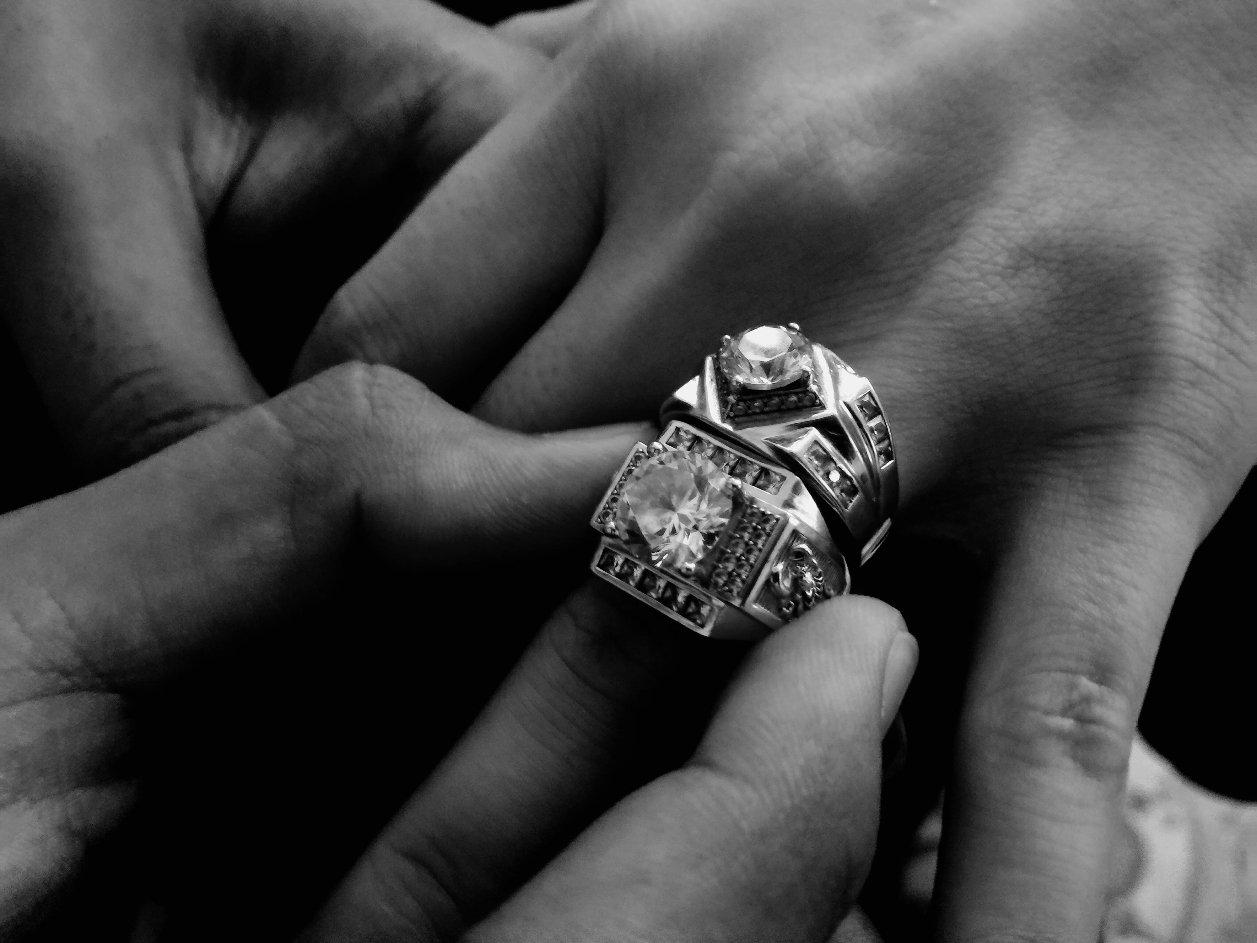 together, holding hands, Bride and Groom, human hand, human finger, real people, wedding rings, luxury, love, wedding, togetherness, one person, men, person, HD Wallpaper