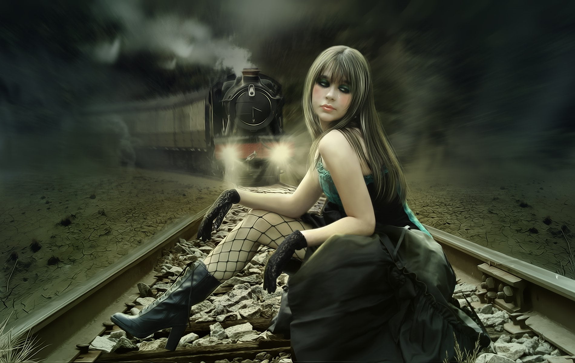 people, young women, hair, adult, depression - Sadness, women, terrified, beautiful, sitting, clothing, spooky, sullen, three quarter length, day, females, HD Wallpaper