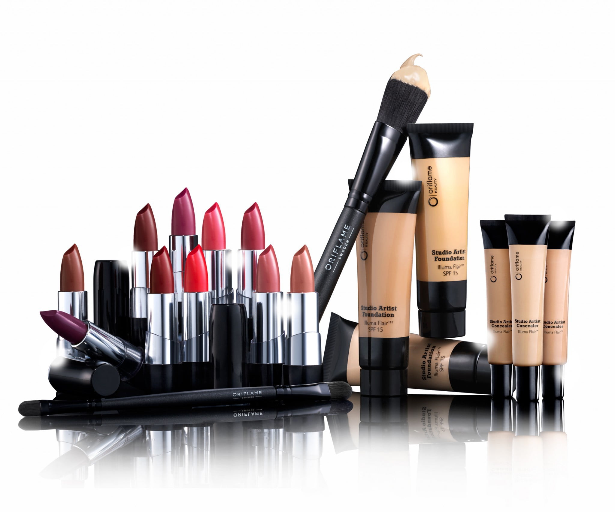 1080P, lipstick, brush, cosmetics, HD Wallpaper
