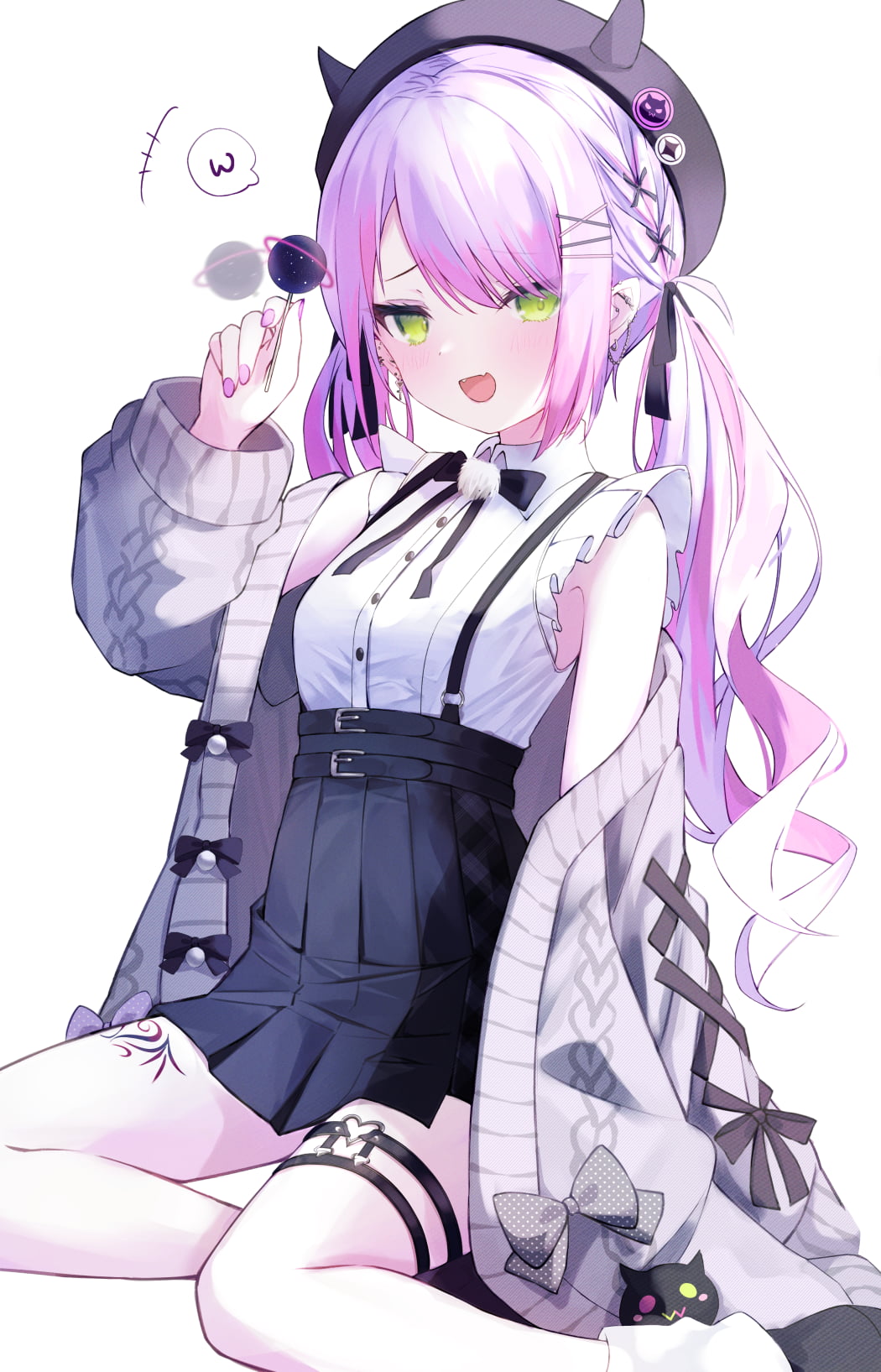Hololive, purple hair, 720P, Yuzuno Kaori, Tokoyami Towa, anime girls, Phone HD Wallpaper