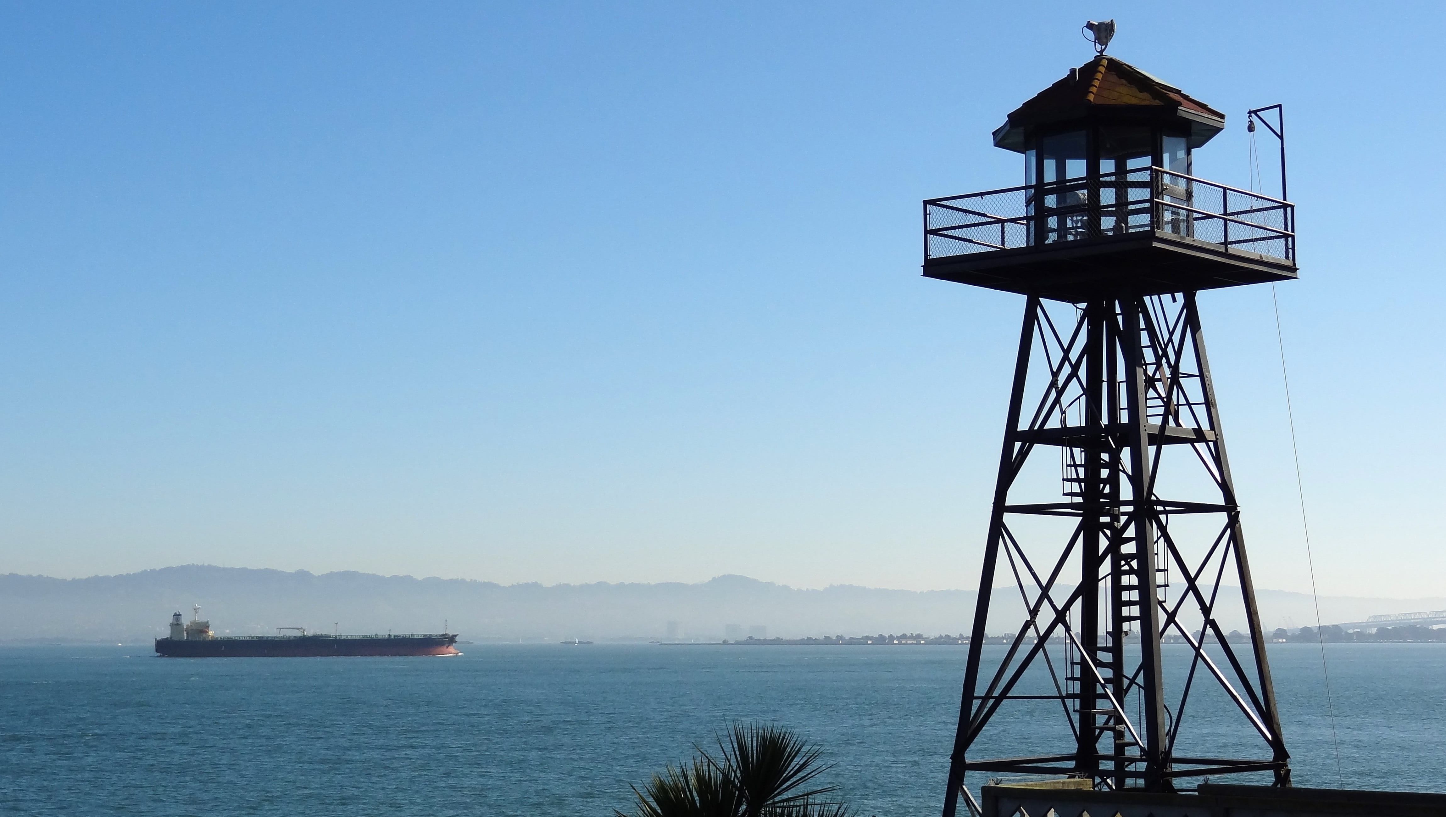 4K, penitentiary, nature, sea, no people, water, prison, ocean, scenics - nature, sky, architecture, alcatraz, transportation, historic, waterfront, beauty in nature, HD Wallpaper