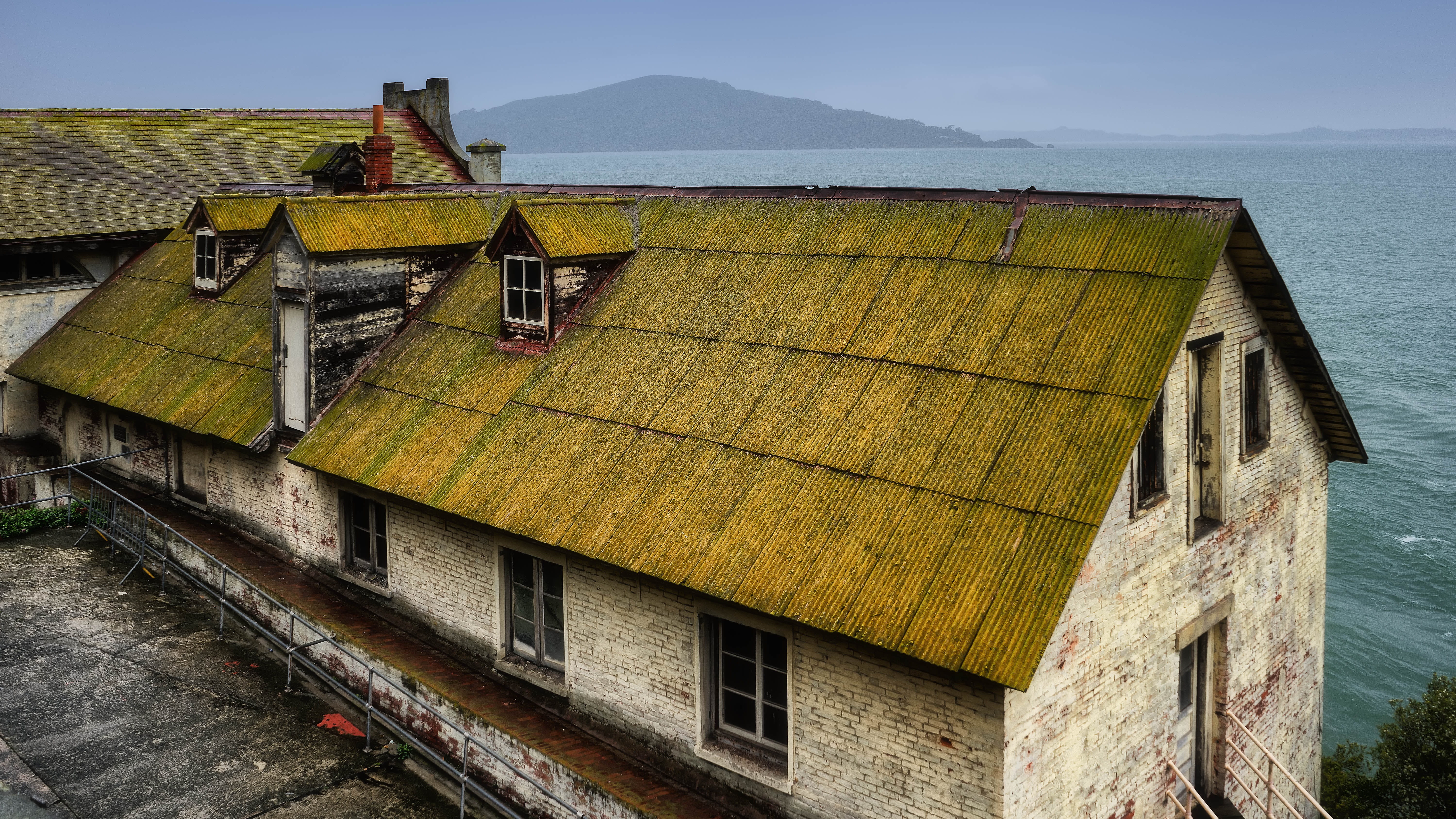 history, body, landmark, Roof, Jail, built structure, 5K, building exterior, building, island, the past, residential district, San Francisco, bay, water, HD Wallpaper