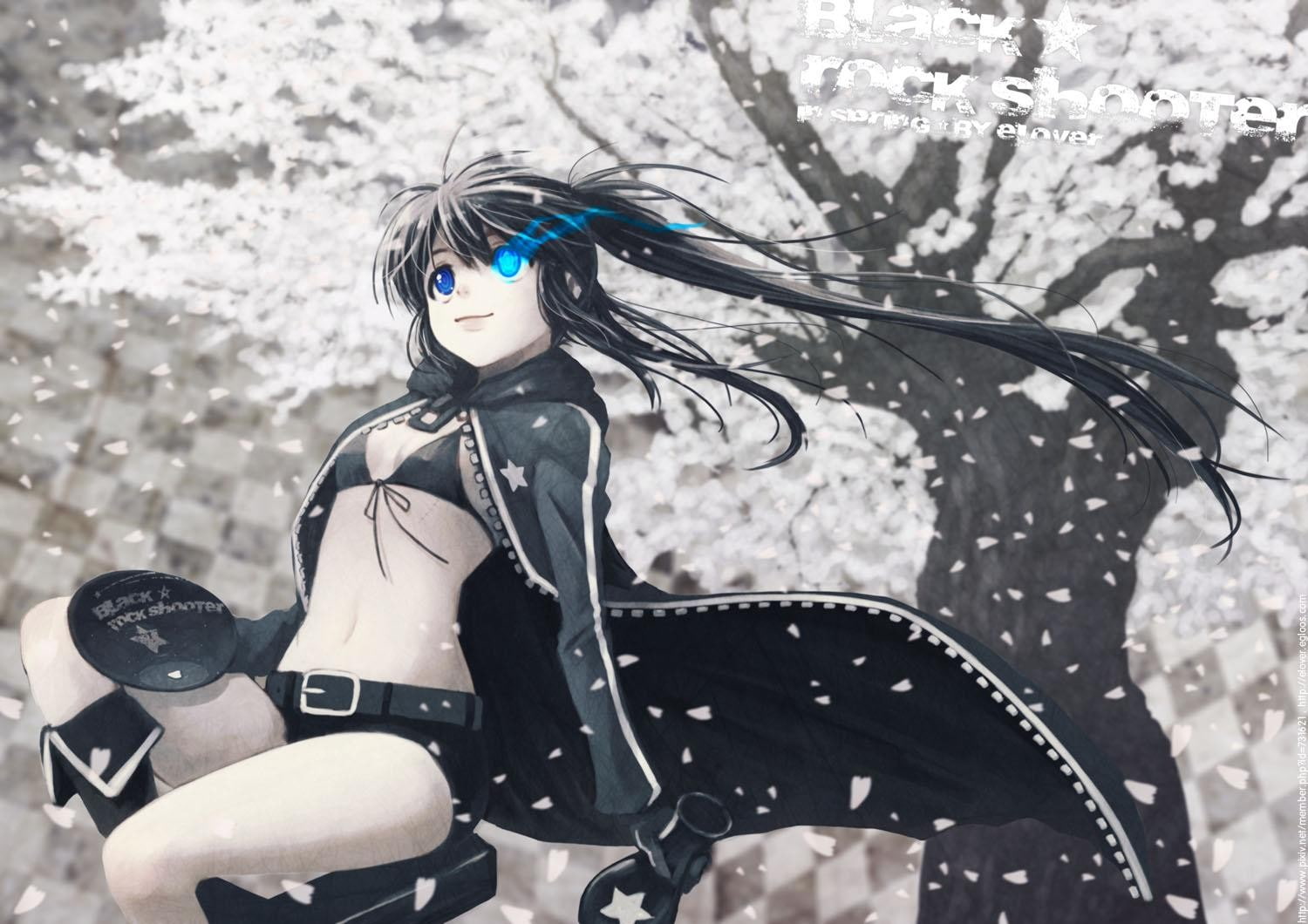 kuroi, girls, kuroi mato, monochrome, anime girls, 720P, mato, anime, HD Wallpaper