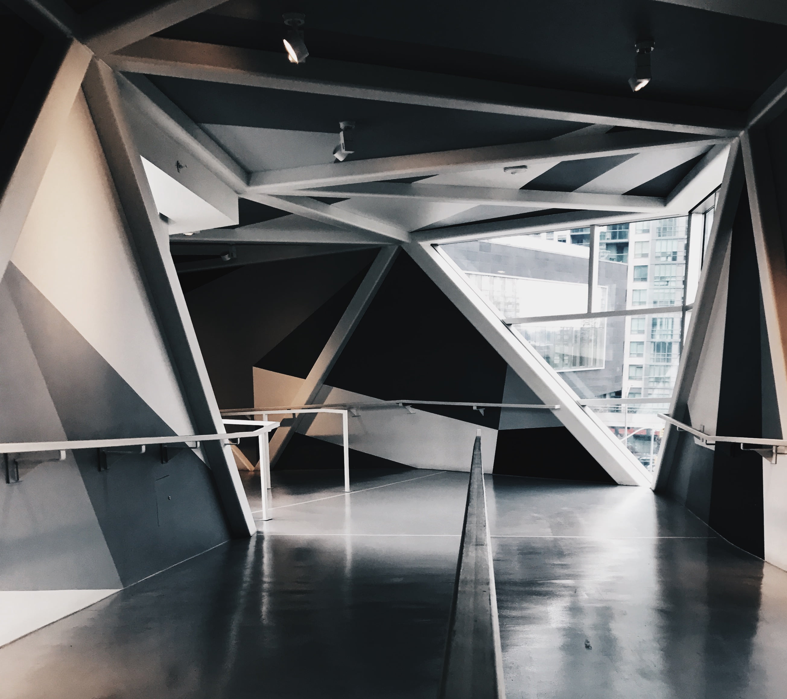 indoors, window, reflection, built structure, travel, white, day, no people, absence, glass - material, railing, sunlight, building, transparent, old building, HD Wallpaper