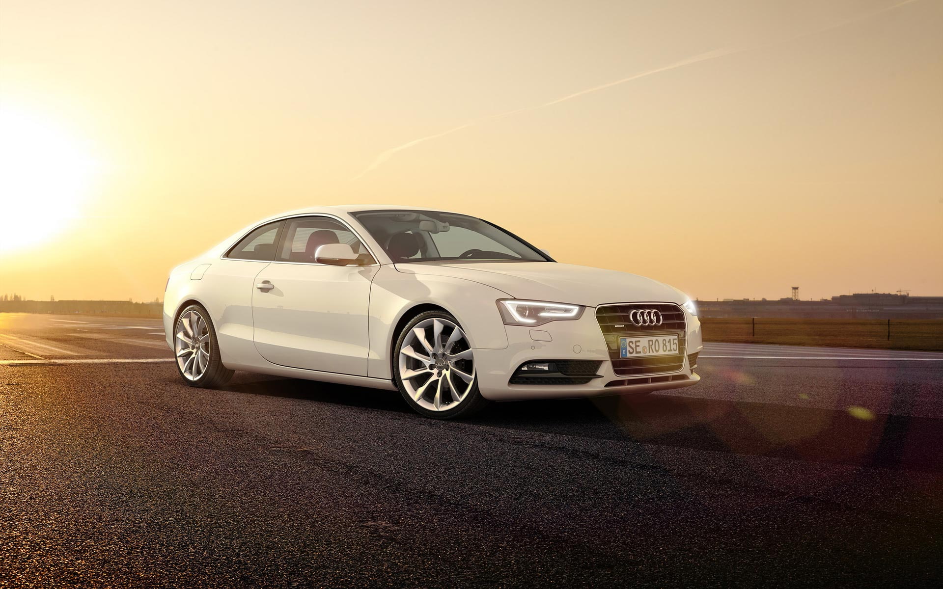 audi a5, fantastic, audi, 1080P, road, white car, car, white, HD Wallpaper