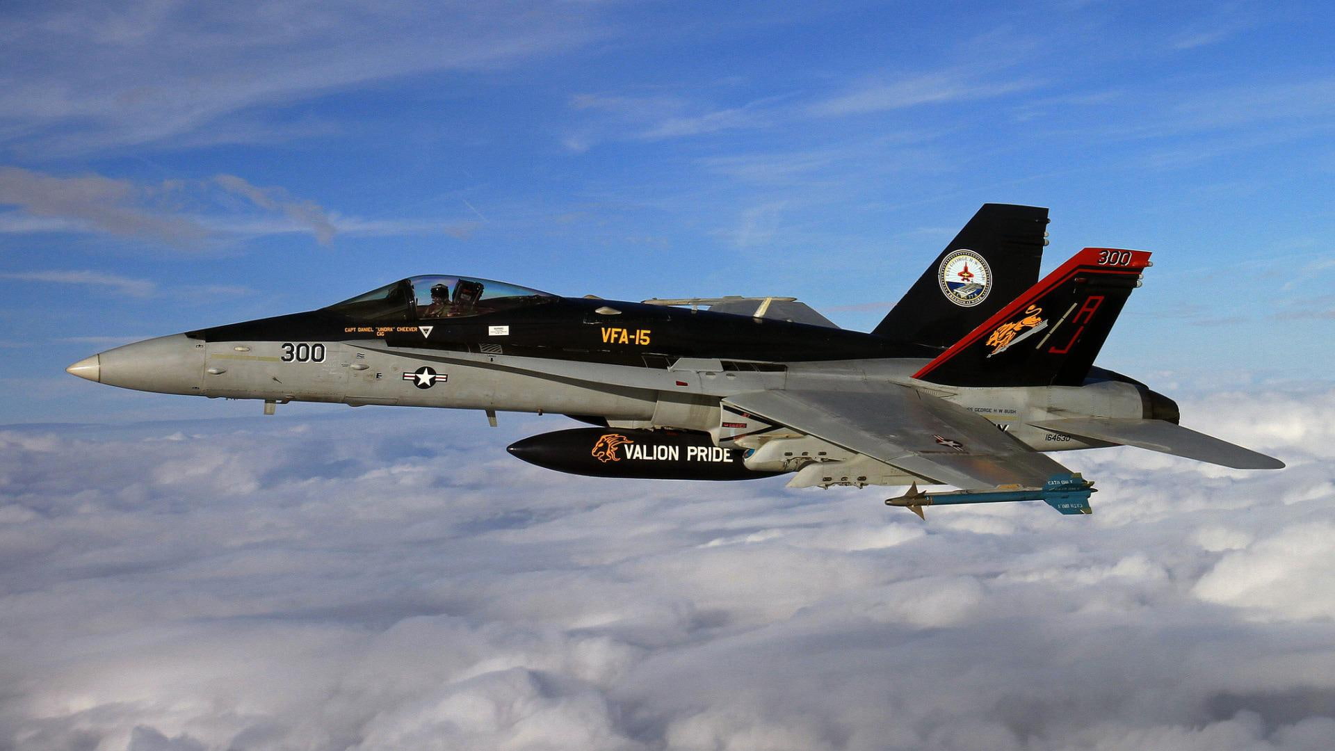 fighter plane, 1080P, fighter, hornet, super, aircraft, f, HD Wallpaper