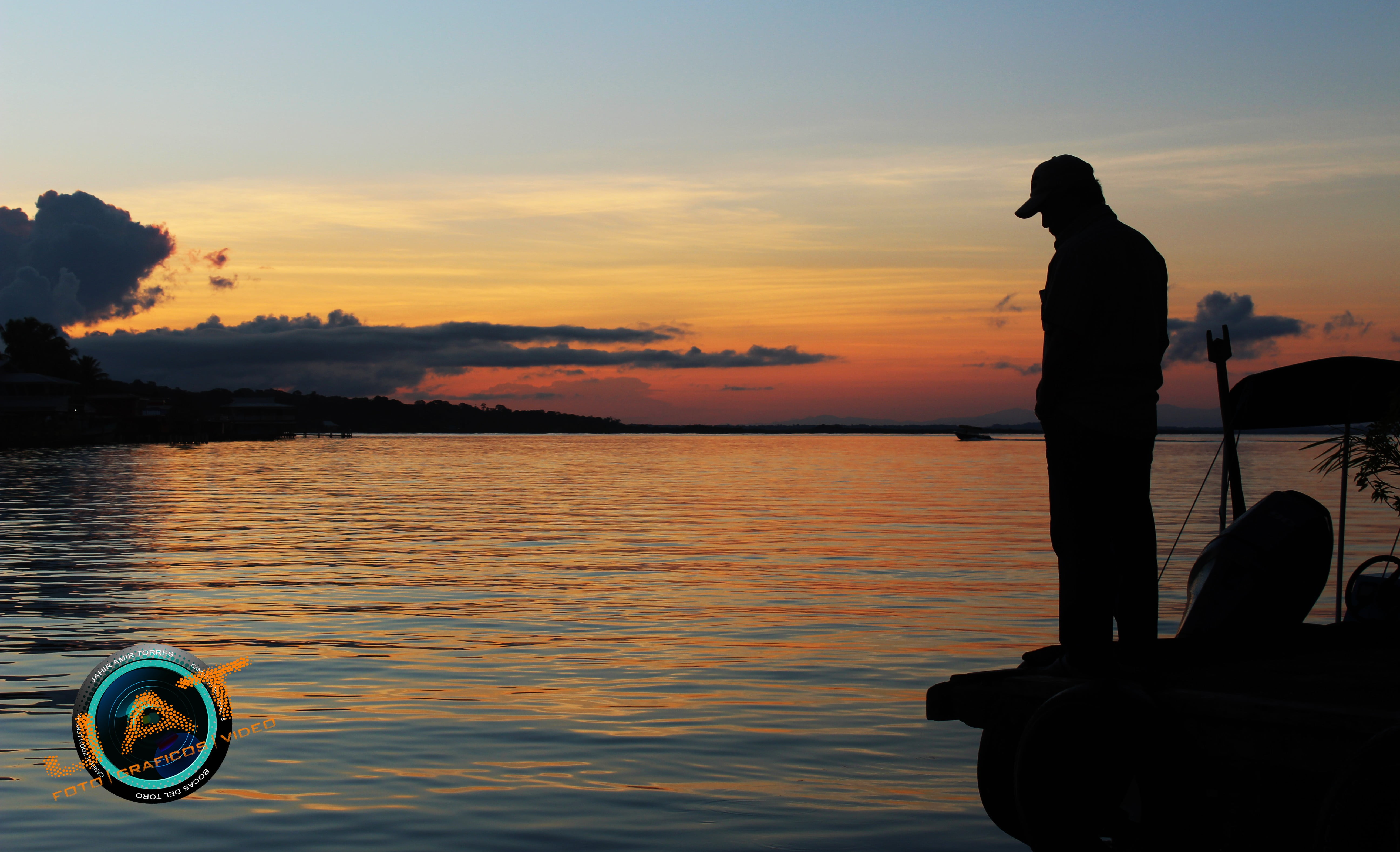 island, lifestyles, tranquility, black, beauty in nature, sunrise, cap, 5K, cloud - sky, sunset, Panama, men, leisure activity, water, Isla Colon, nautical vessel, HD Wallpaper