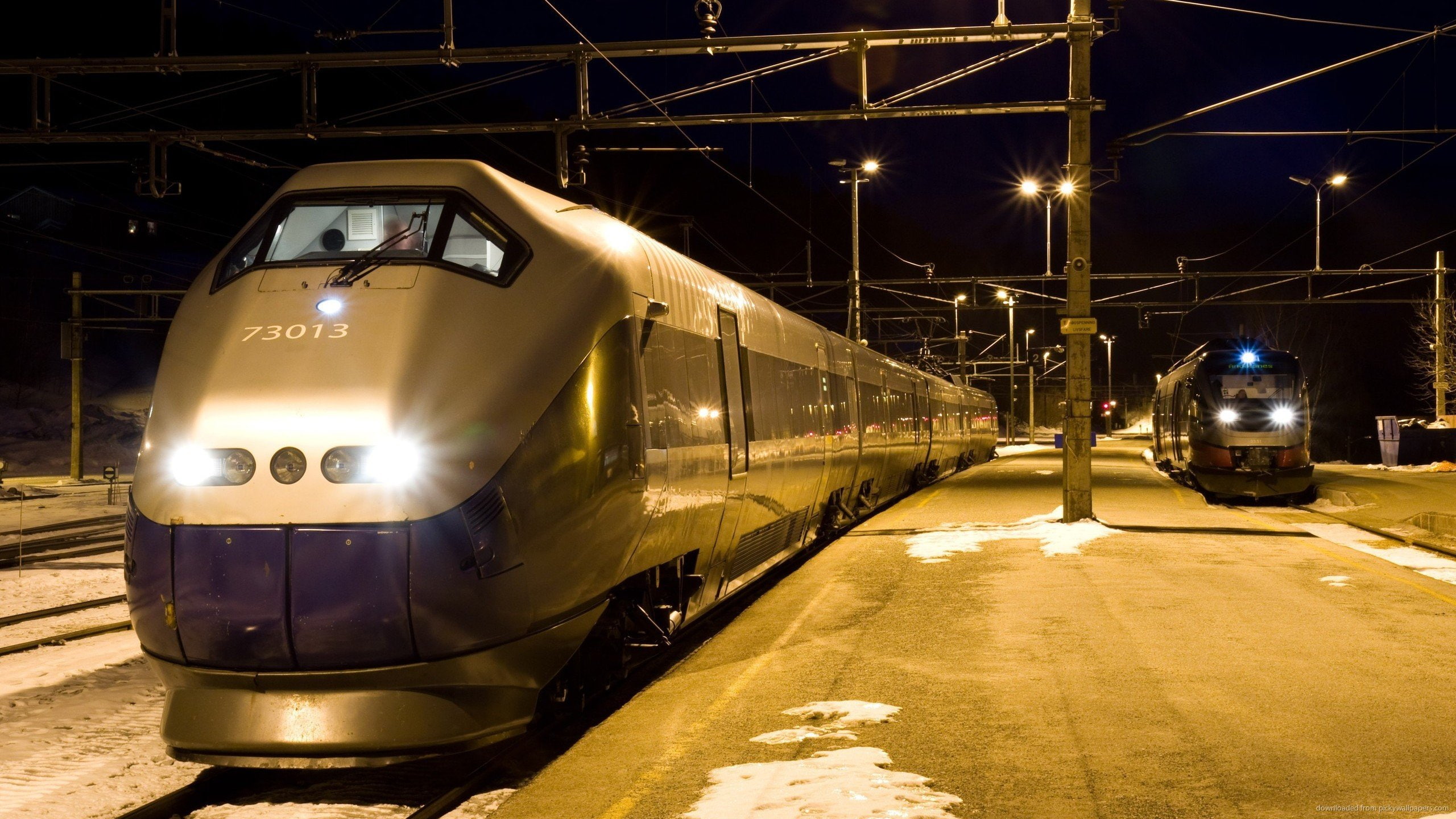 railroad station platform, transportation, stationary, train - vehicle, estacion, public transportation, rail transportation, velocidad, tren, no people, HD Wallpaper