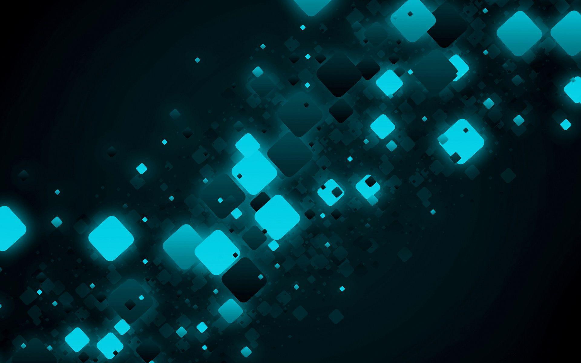 1080P, rounded, lead, squares, blue, light, abstract, square, 1920x1200, HD Wallpaper