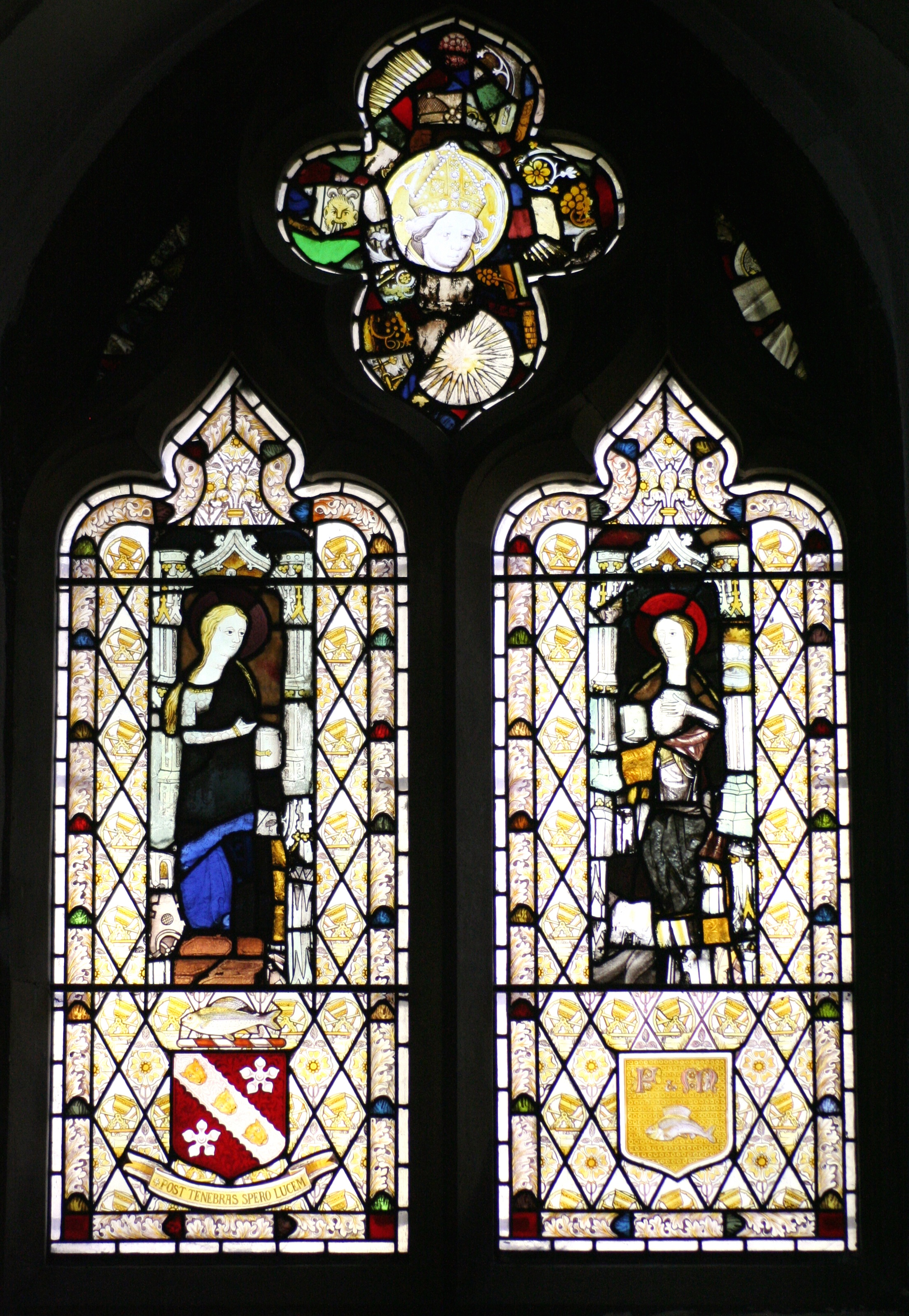 stained Glass, window, no people, architecture, st michaels sittingbourne, historic, belief, cathedral, light, glass, building, indoors, christian, 2K, Phone HD Wallpaper