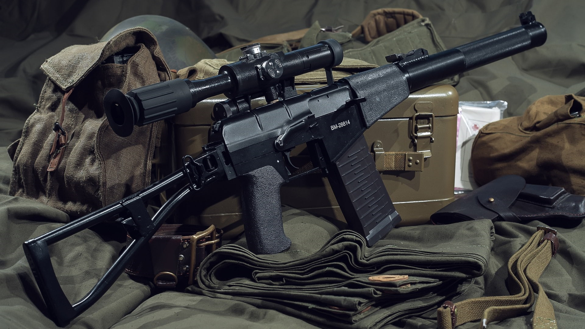 1080P, weapon, rifle, as val, assault rifle, firearm, gun, HD Wallpaper
