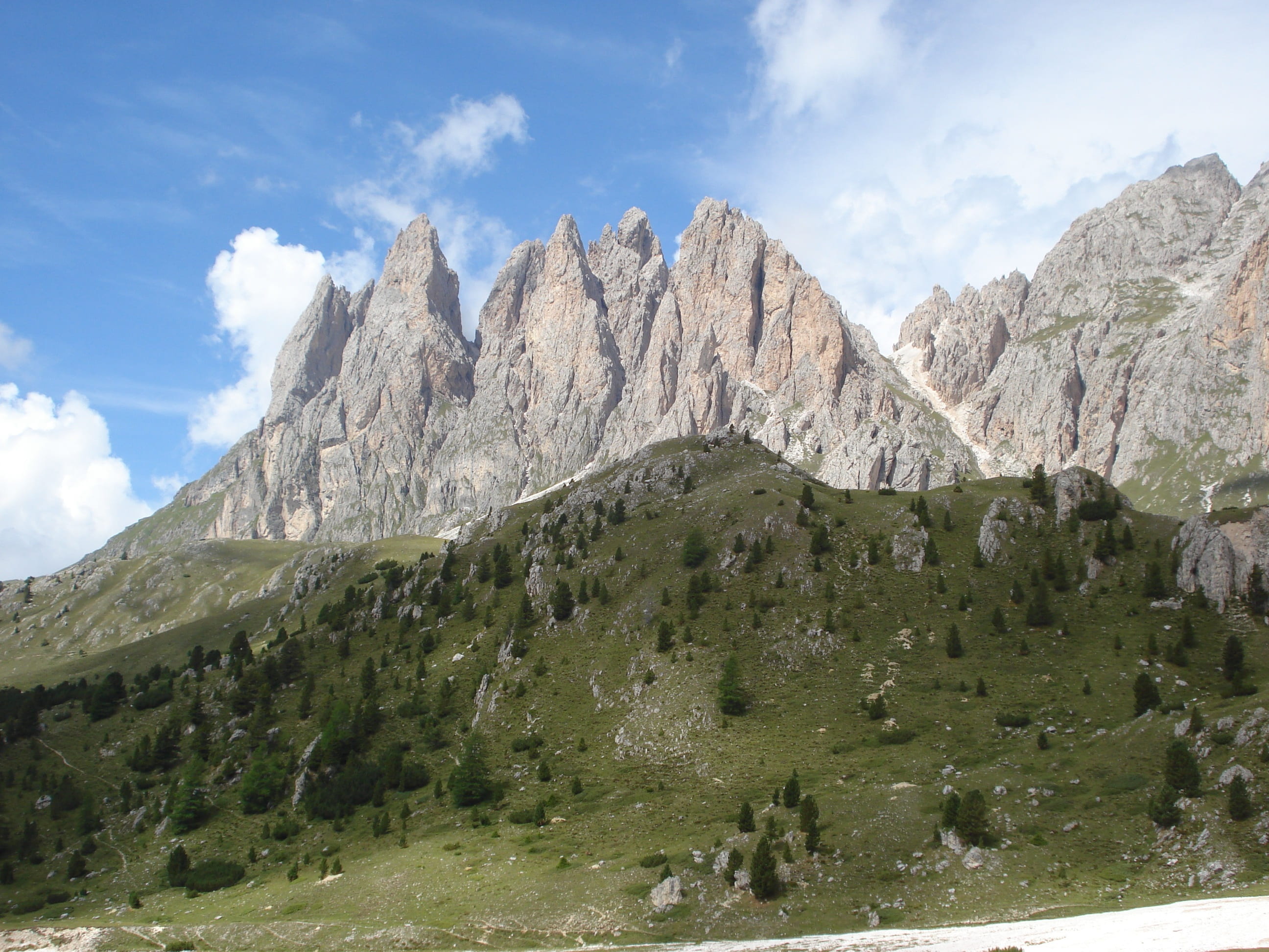 val gardena, mountain landscape, rock, nature, mountain peak, landscape, dolomites, mountain range, beauty in nature, day, scenics - nature, non-urban scene, HD Wallpaper