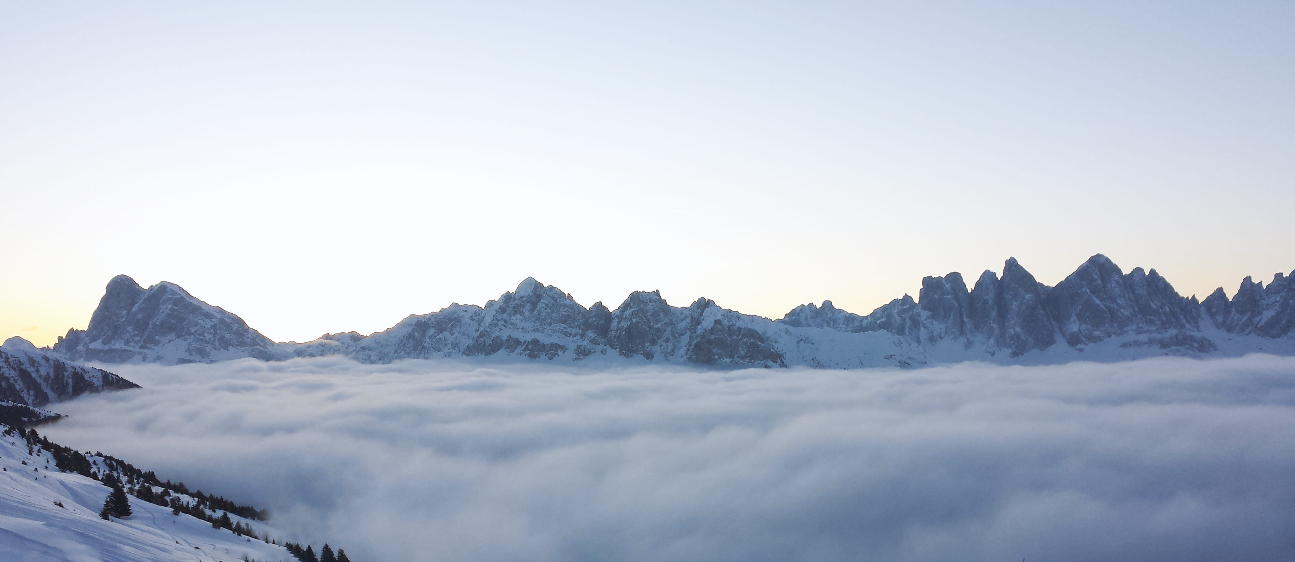 4K, mountain range, cold, blue, italy, nature, scenics - nature, cold temperature, tranquility, outdoor, snowcapped mountain, white, screensaver, environment, HD Wallpaper