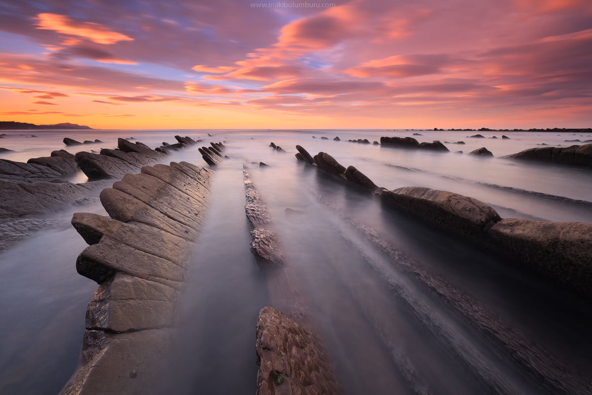 Seascape, landscape, 480P, view, color, scenics, sea, nature, basque  country, clouds, coastline, euskadi, seashore, CRESTA, sunset, gipuzkoa, water, coast, HD Wallpaper