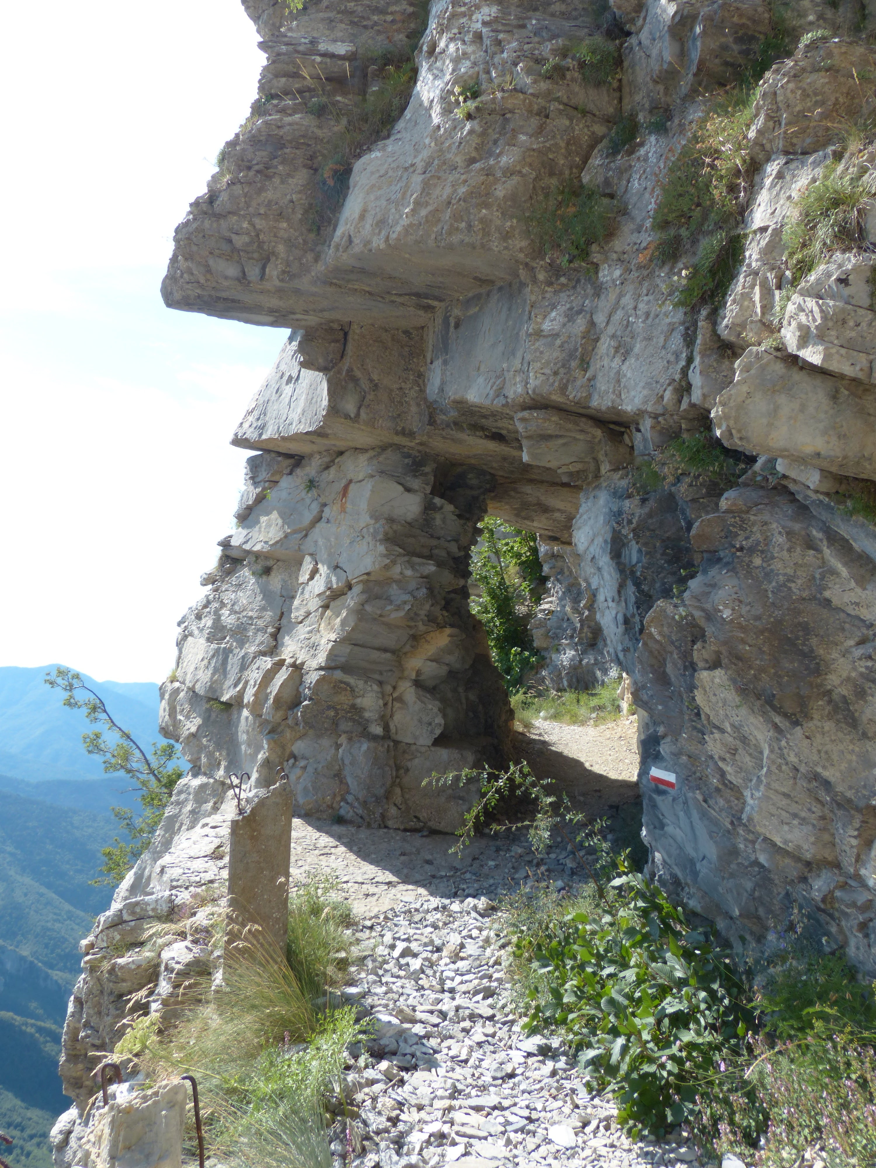 rock, rock formation, breakthrough, gta, hike, no people, solid, sentiero degli alpini, sky, eroded, physical geography, tranquility, trail, travel, built structure, Phone HD Wallpaper