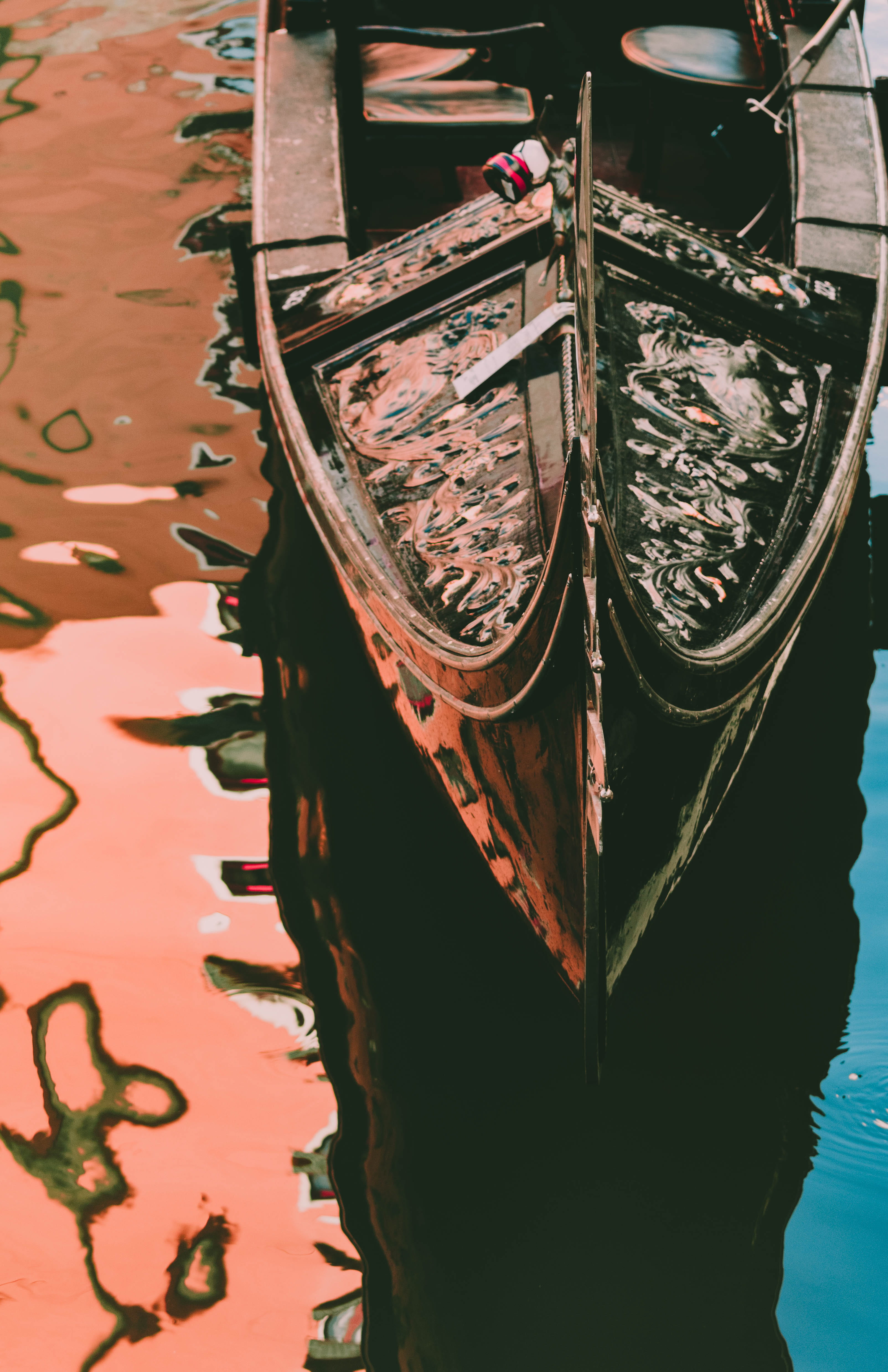 mood, architecture, transportation, water, weathered, history, ripple, the past, day, close-up, travel, lovevenice, travelling, water reflection, detail, Phone HD Wallpaper