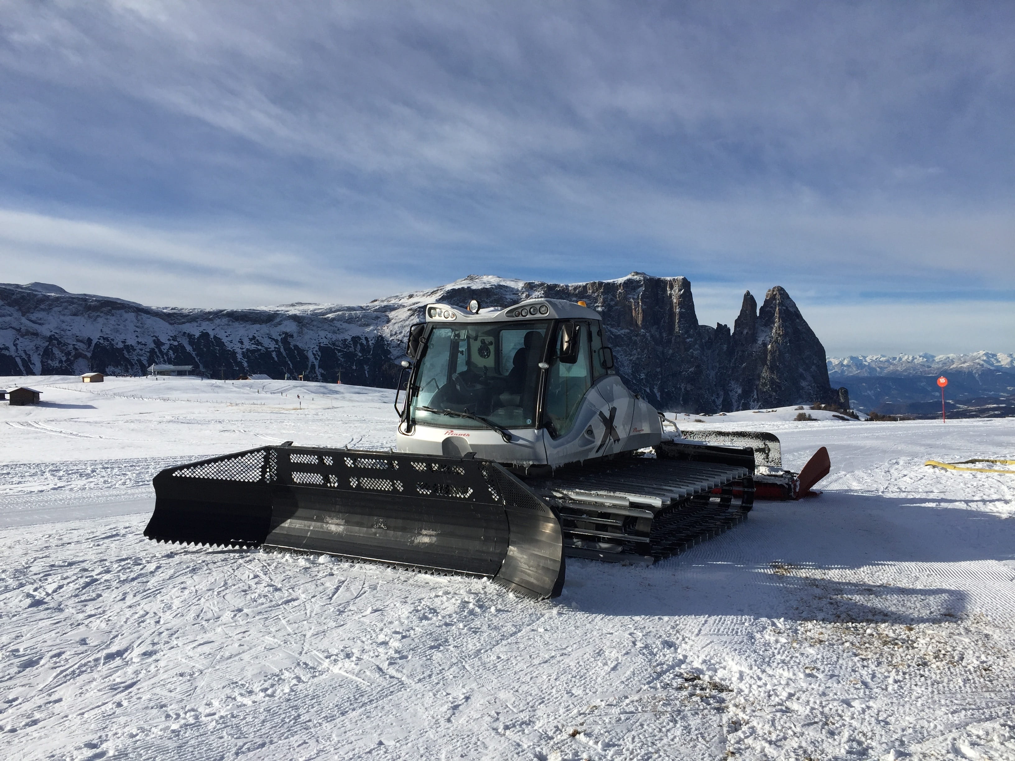 no people, Snow, snowcapped mountain, mountain, Sci, winter landscape, Mountain, transportation, italy, 2K, cold temperature, land, nature, skiing, ice, HD Wallpaper