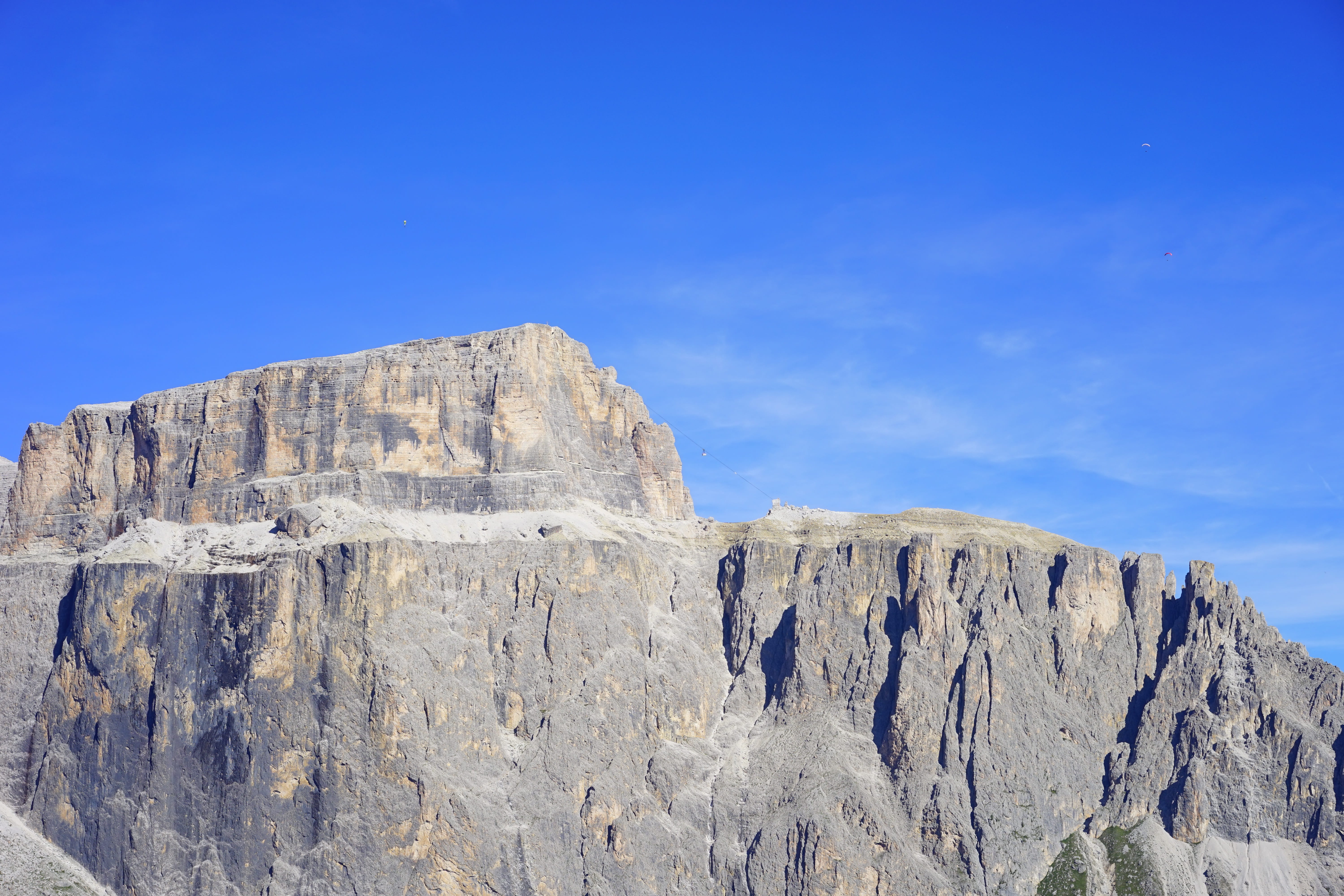 landscape, mountain summit, tranquility, mountain landscape, dolomites, rock formation, low angle view, outdoors, beauty in nature, alpine, imposing, no people, HD Wallpaper