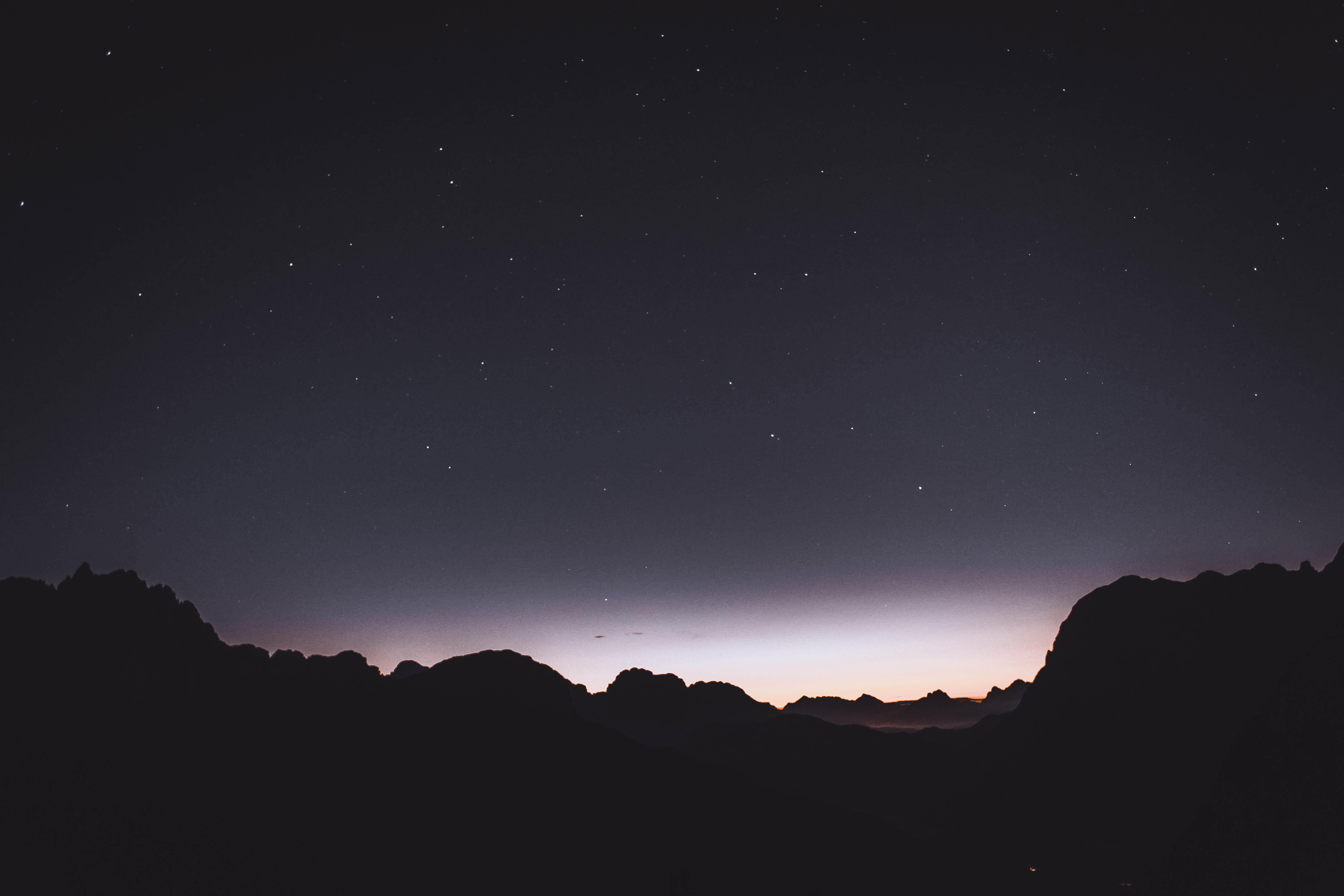 environment, silhouette, space and astronomy, starry sky, italia, mountains, galaxy, lago di sorapis, space, beauty in nature, scenics - nature, sky, star field, HD Wallpaper