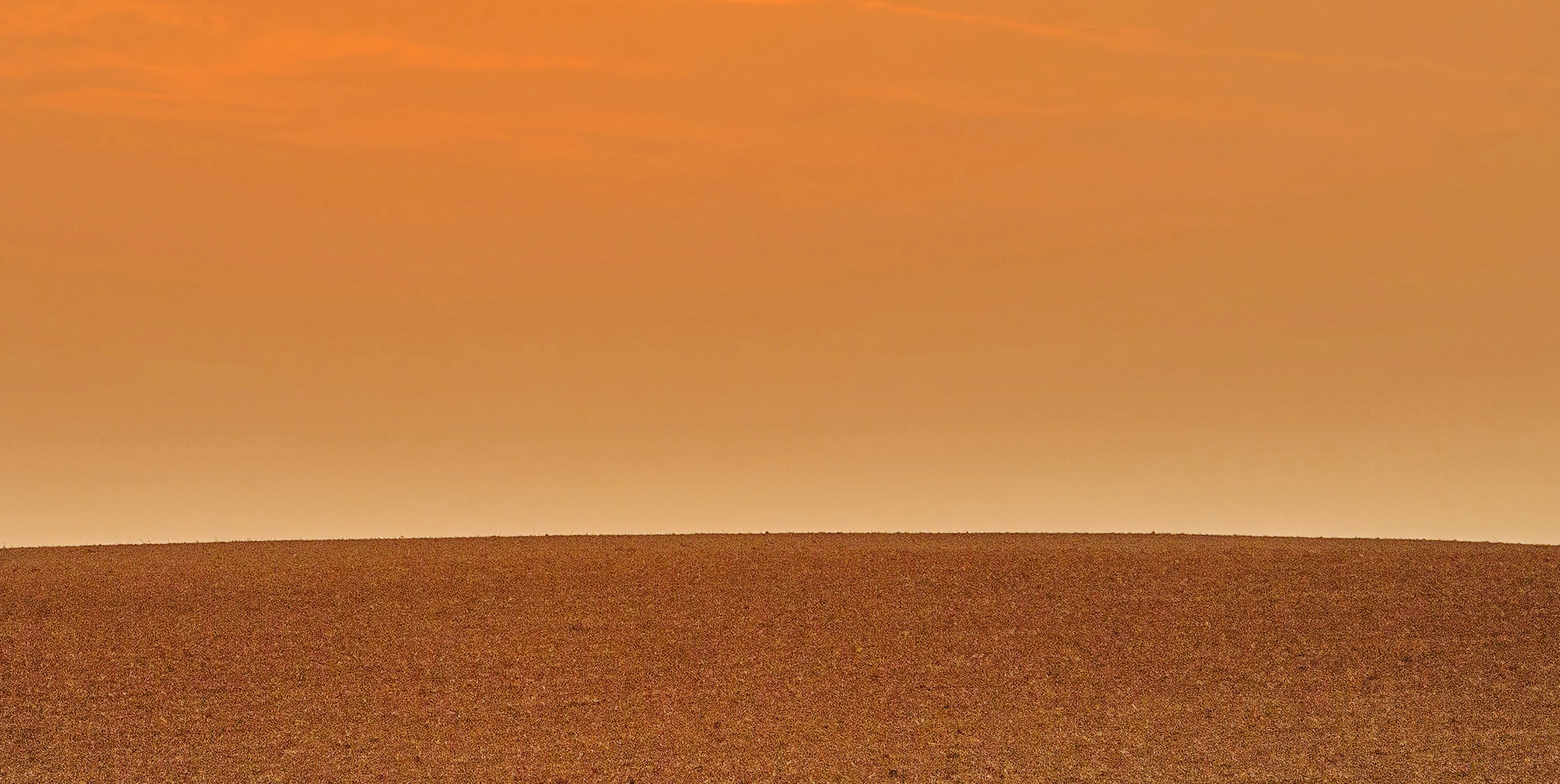 orange color, afterglow, mood, tranquility, climate, land, arid climate, outdoors, scenics - nature, no people, nature, salt flat, horizon, evening sky, HD Wallpaper