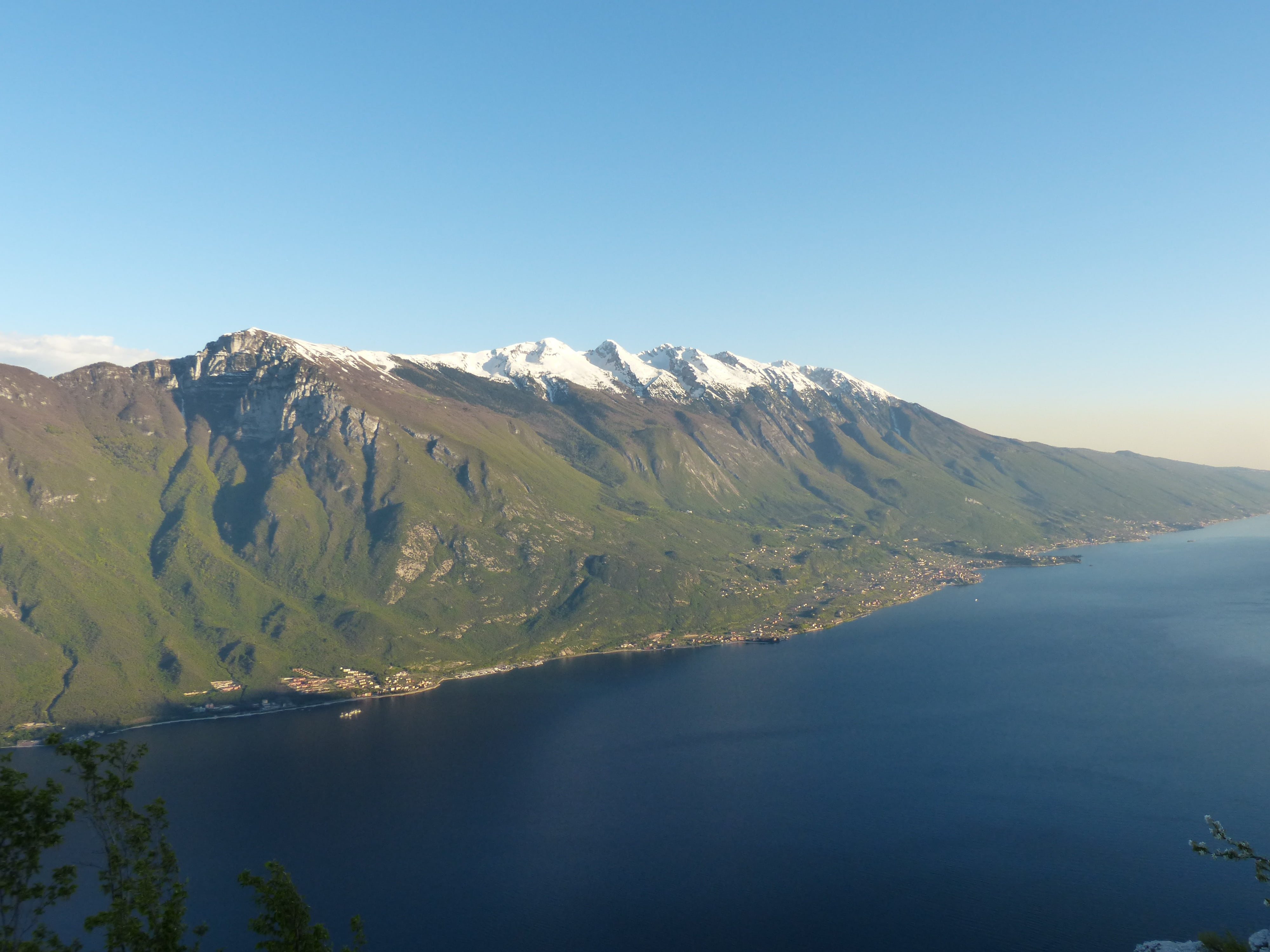 viewpoint, garda, copy space, tranquility, monte baldo solid, mountain range, tranquil scene, cima valdritta, idyllic, bocca larici, no people, clear sky, HD Wallpaper