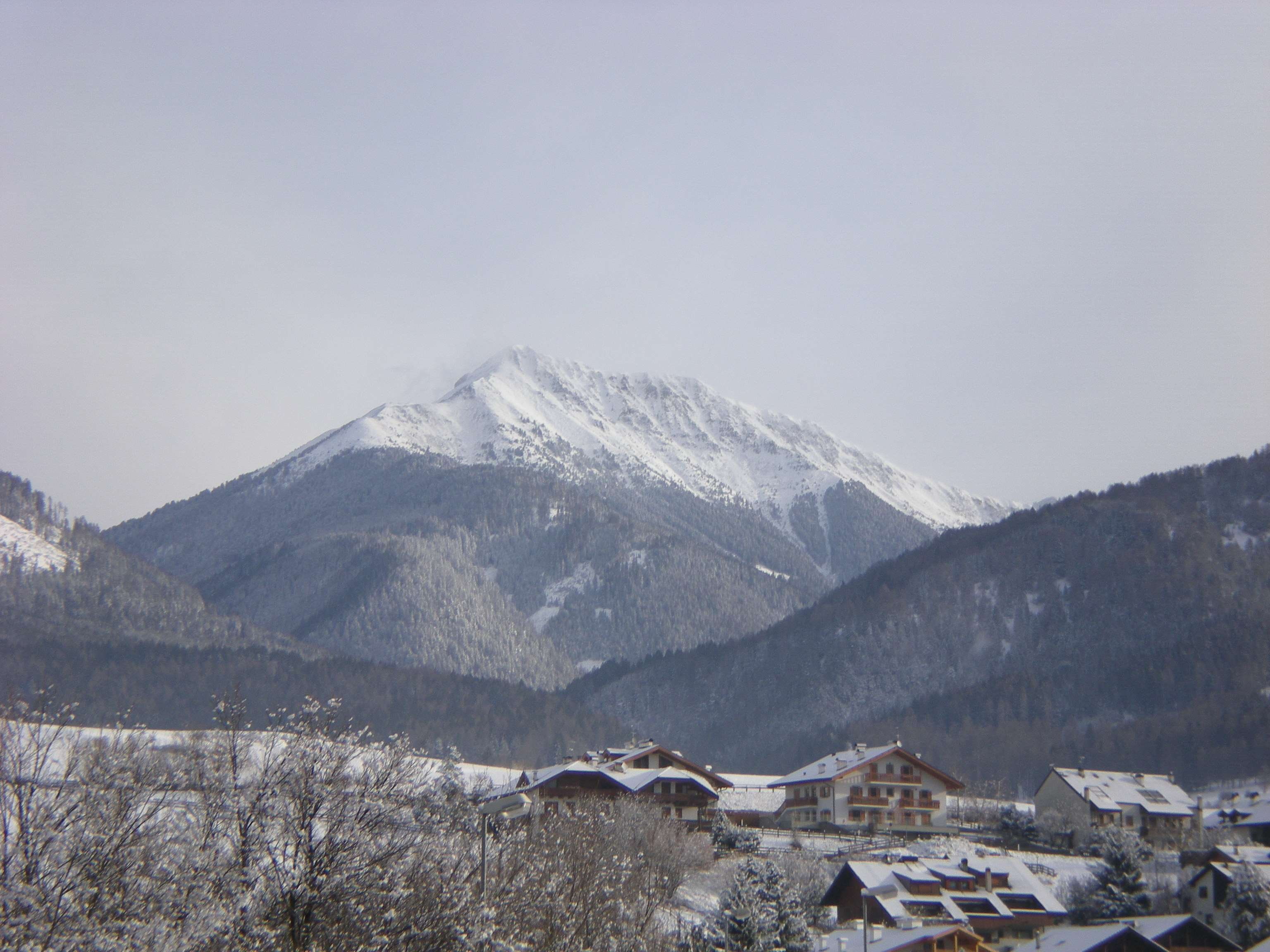 mountain peak, snowcapped mountain, outdoors, no people, lagorai, range, nature, mountain range, cold temperature, trentino, winter, 2K, fiemme, pala de santa, HD Wallpaper