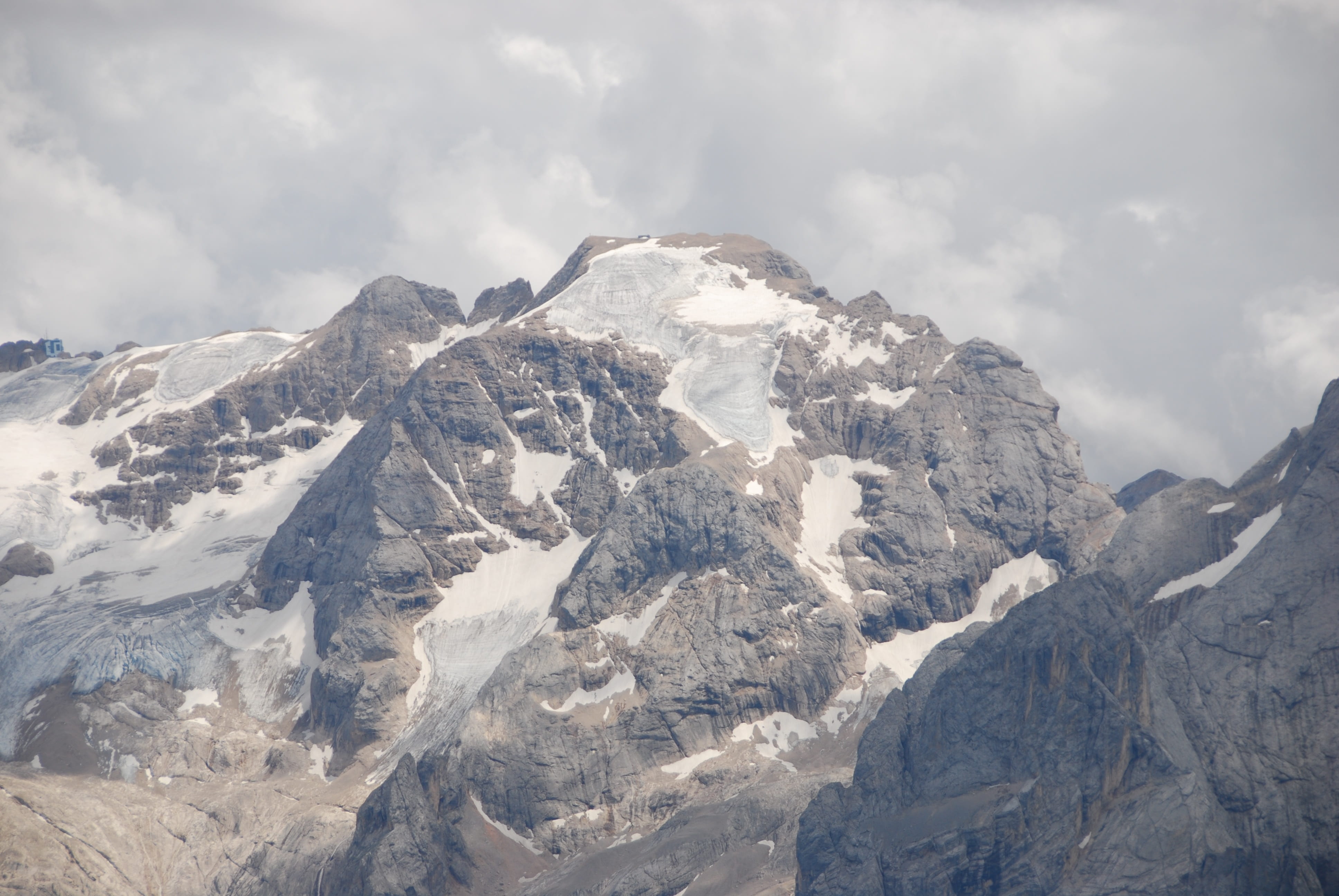 marmolada, non-urban scene, scenics - nature, nature, location, environment, no people, snowcapped mountain, italy, dolomites, sky, cold temperature, mountain range, HD Wallpaper