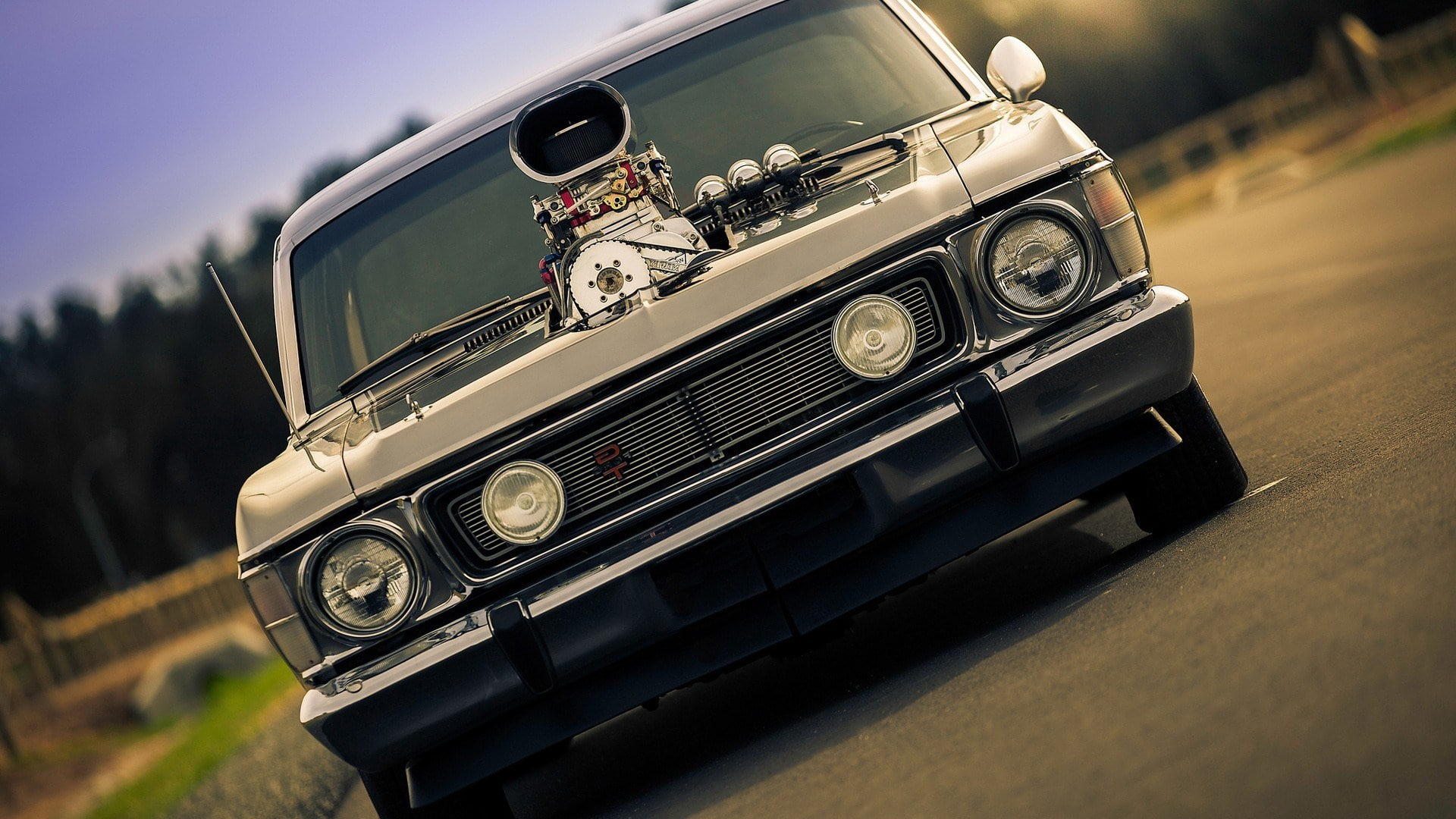 day, motor vehicle, tilt, 1080P, mode of transportation, chrome, technology, antique, no people, vintage car, ford cortina, focus on foreground, land vehicle, HD Wallpaper
