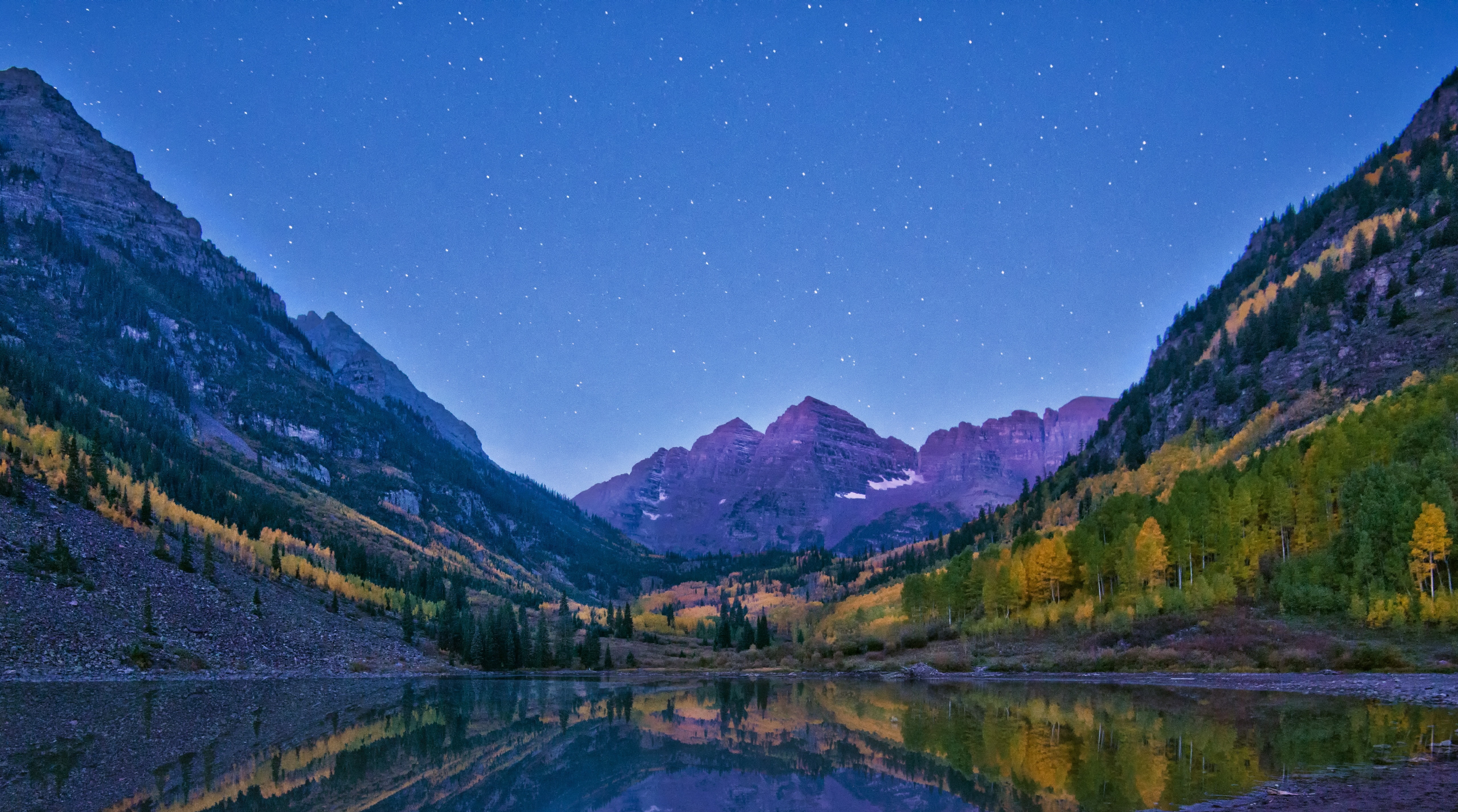 formation, dawn, sky, Lake, Bells, galaxy, maroonbells, Colorado, outdoors, no people, maroon, mountain, water, body, nikon, reflection, landscape, environment, HD Wallpaper