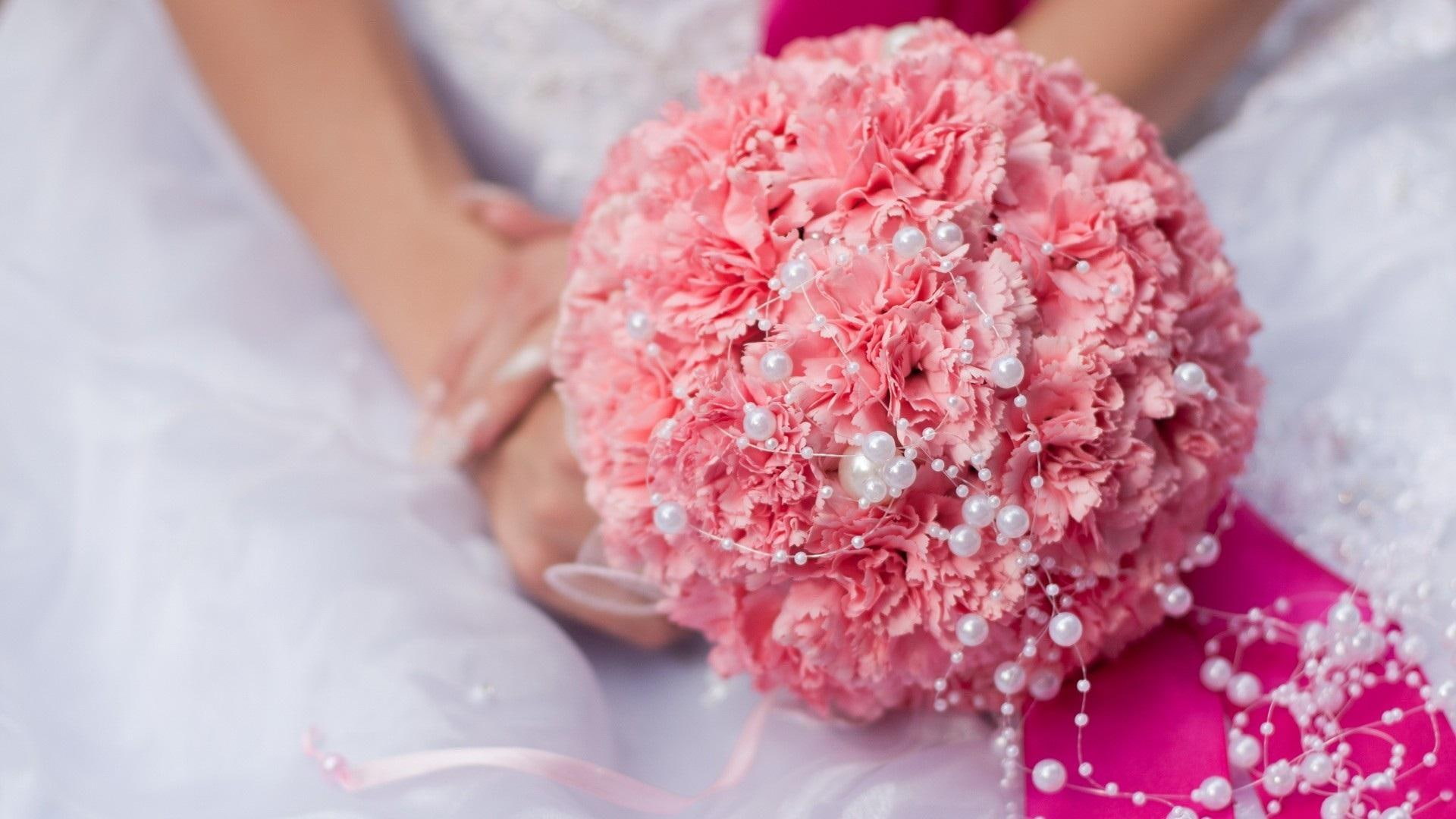 wonderful, 1080P, natura, wedding, nature and landscapes, bouquet, slubny, bukiet, kwiaty, HD Wallpaper