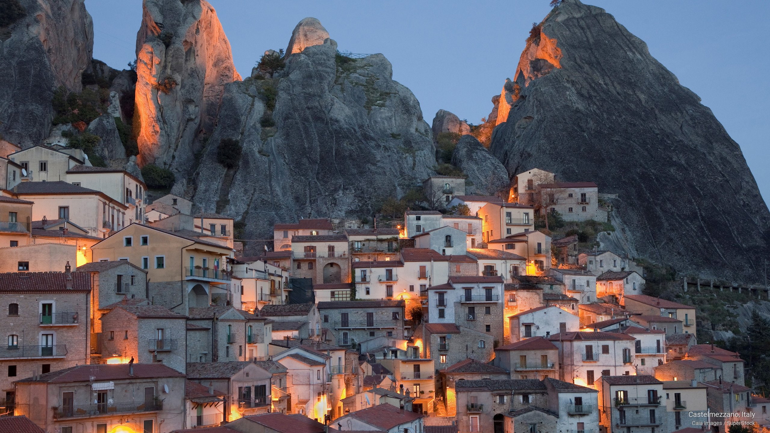 Architecture, 2K, castelmezzano, italy, HD Wallpaper