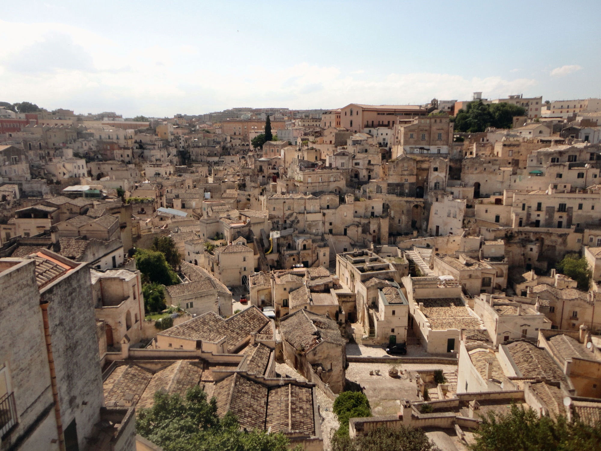 landscape, nature, travel destinations, matera, high angle view, ancient civilization, outdoors, sky, residential district, town, day, crowd, building, HD Wallpaper