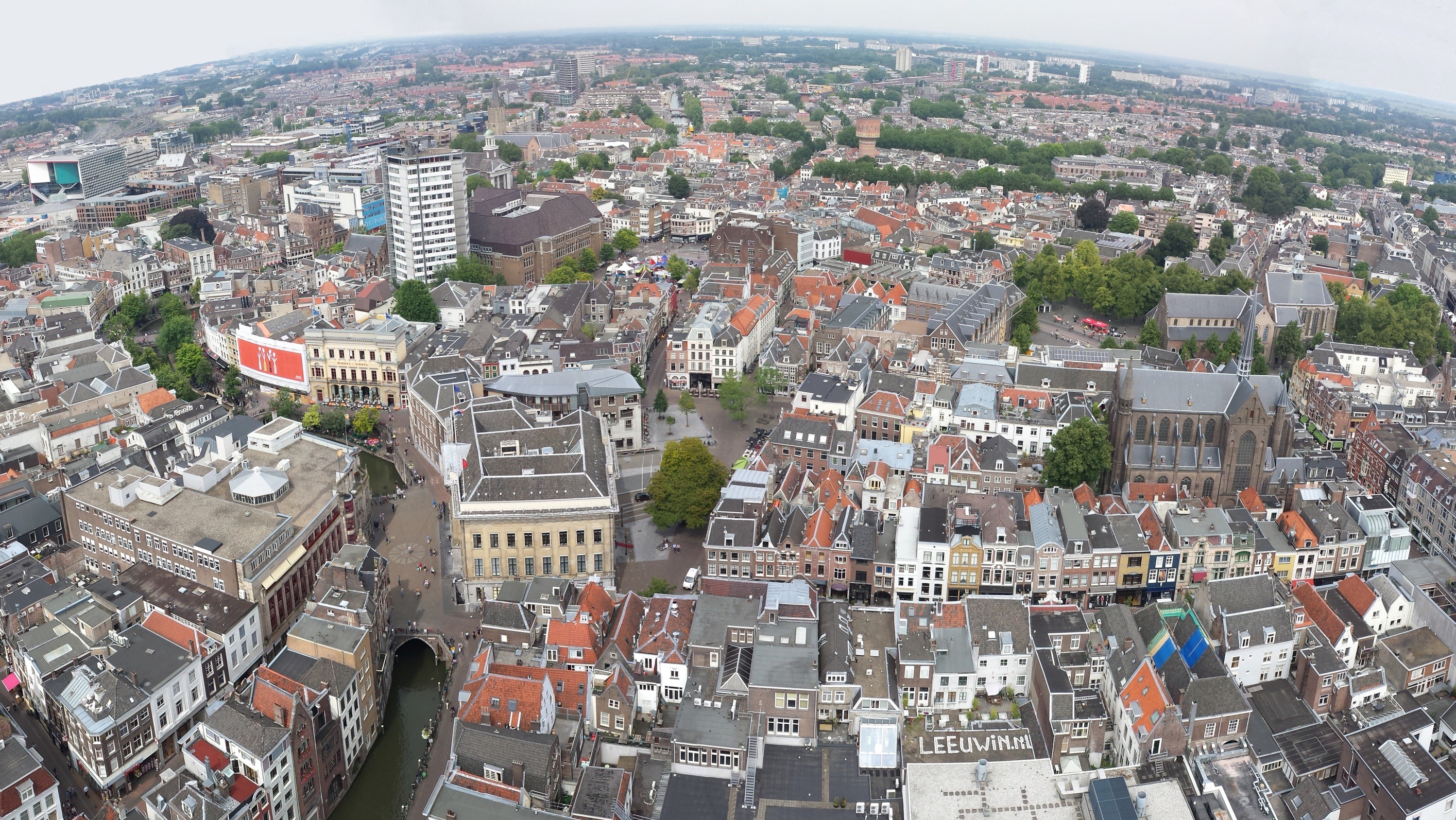 nature, campanile, holland, street, city life, outdoors, crowded, skyscraper, utrecht, architecture, aerial view, cityscape, day, office building exterior, HD Wallpaper