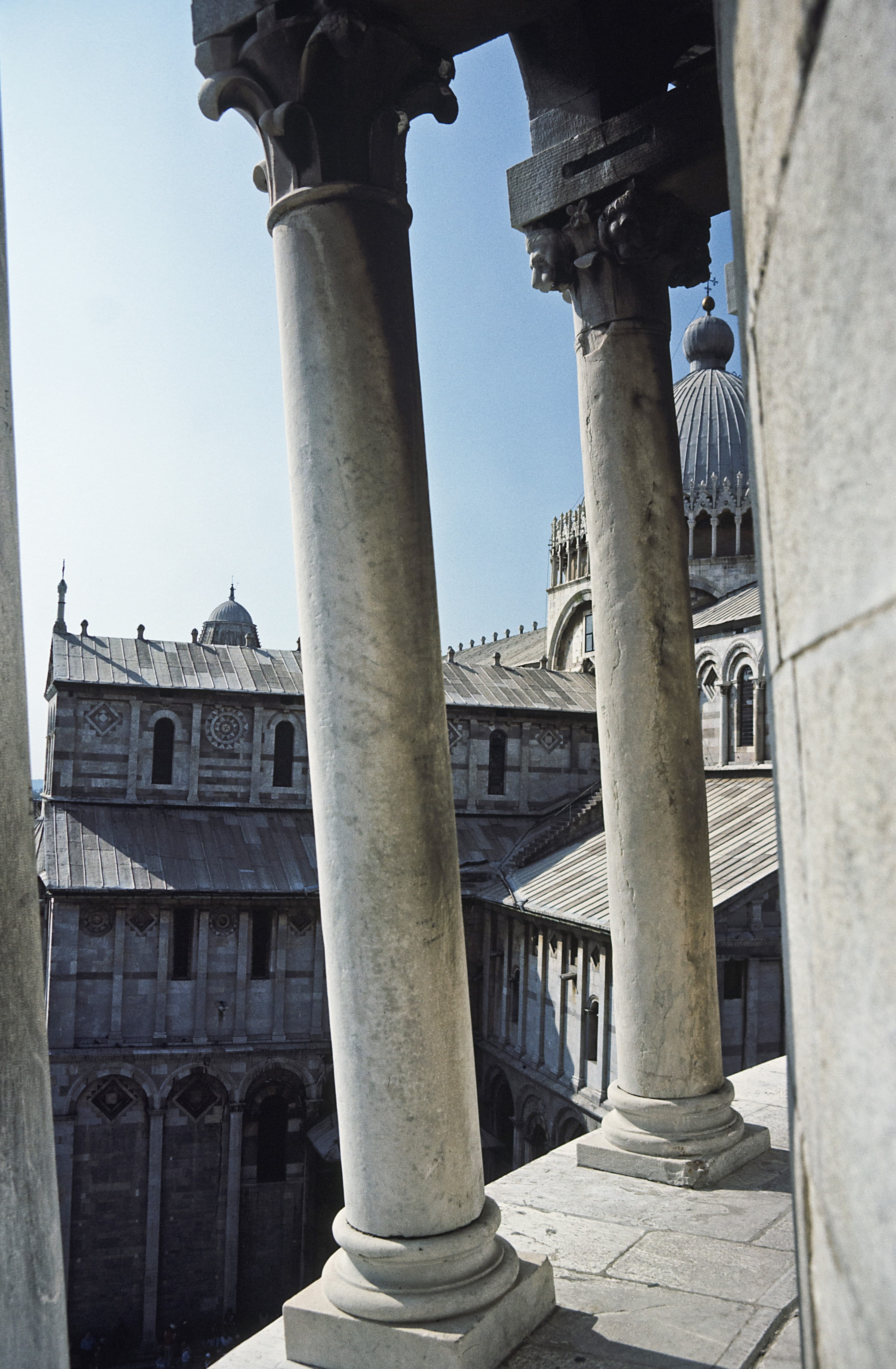 outdoors, day, Italy, nature, city, 3, sky, 97 degrees, staircase, building, tilt, south east, sunlight, carrara marble, wrong location, clear sky, scan kb dia, Phone HD Wallpaper