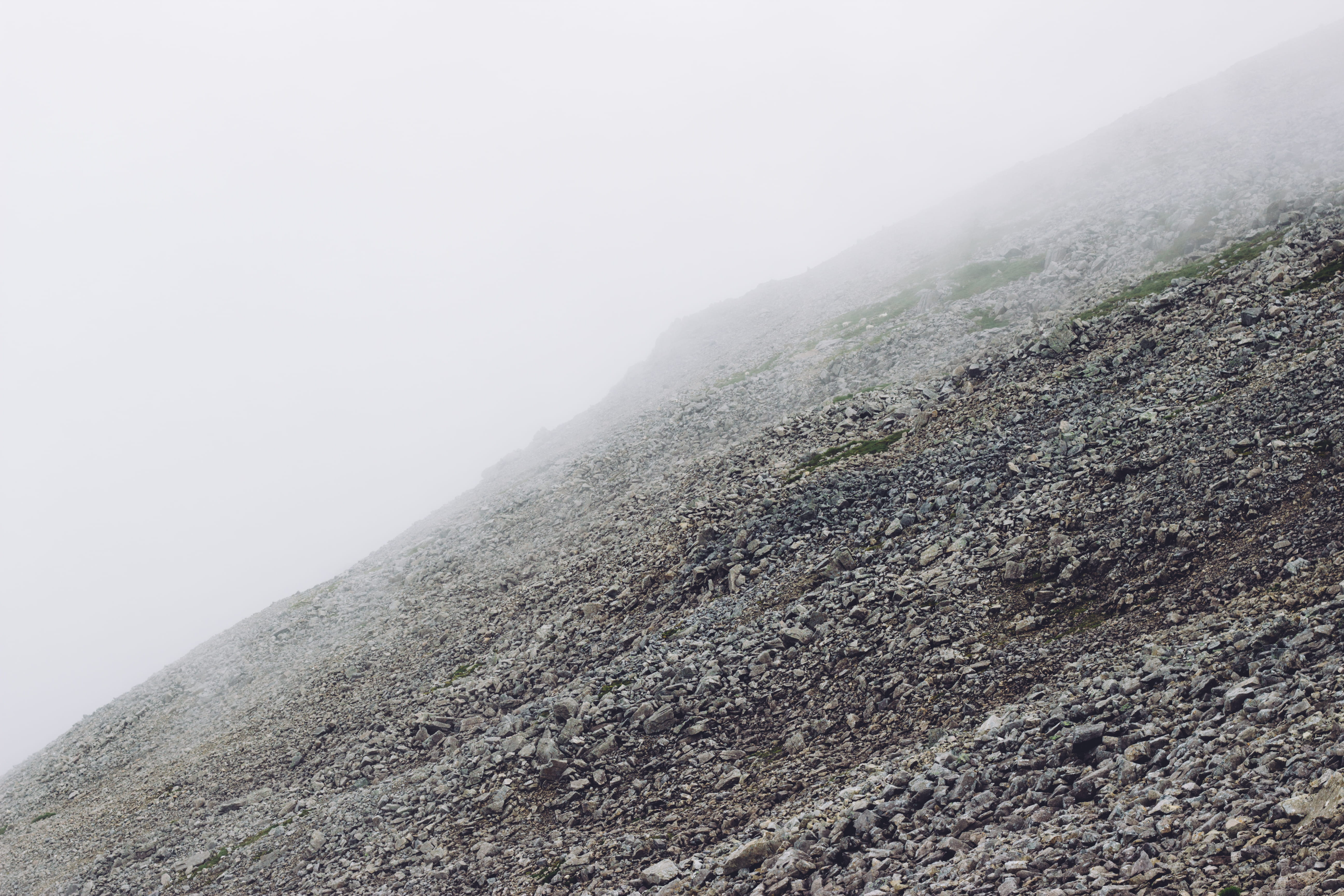 fort william, non-urban scene, volcanic crater, day, tranquility, environment, ben nevis, mist, beauty in nature, 5K, mountain range, no people, sky, cold temperature, HD Wallpaper
