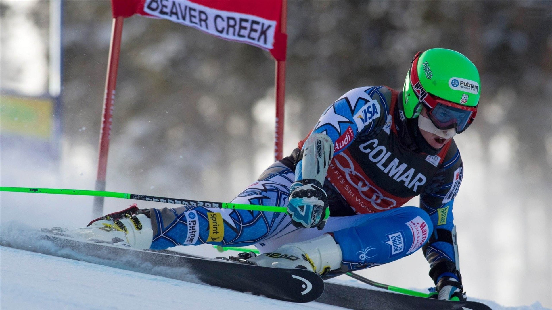 1080P, Slalom Skiing, Sports, HD Wallpaper