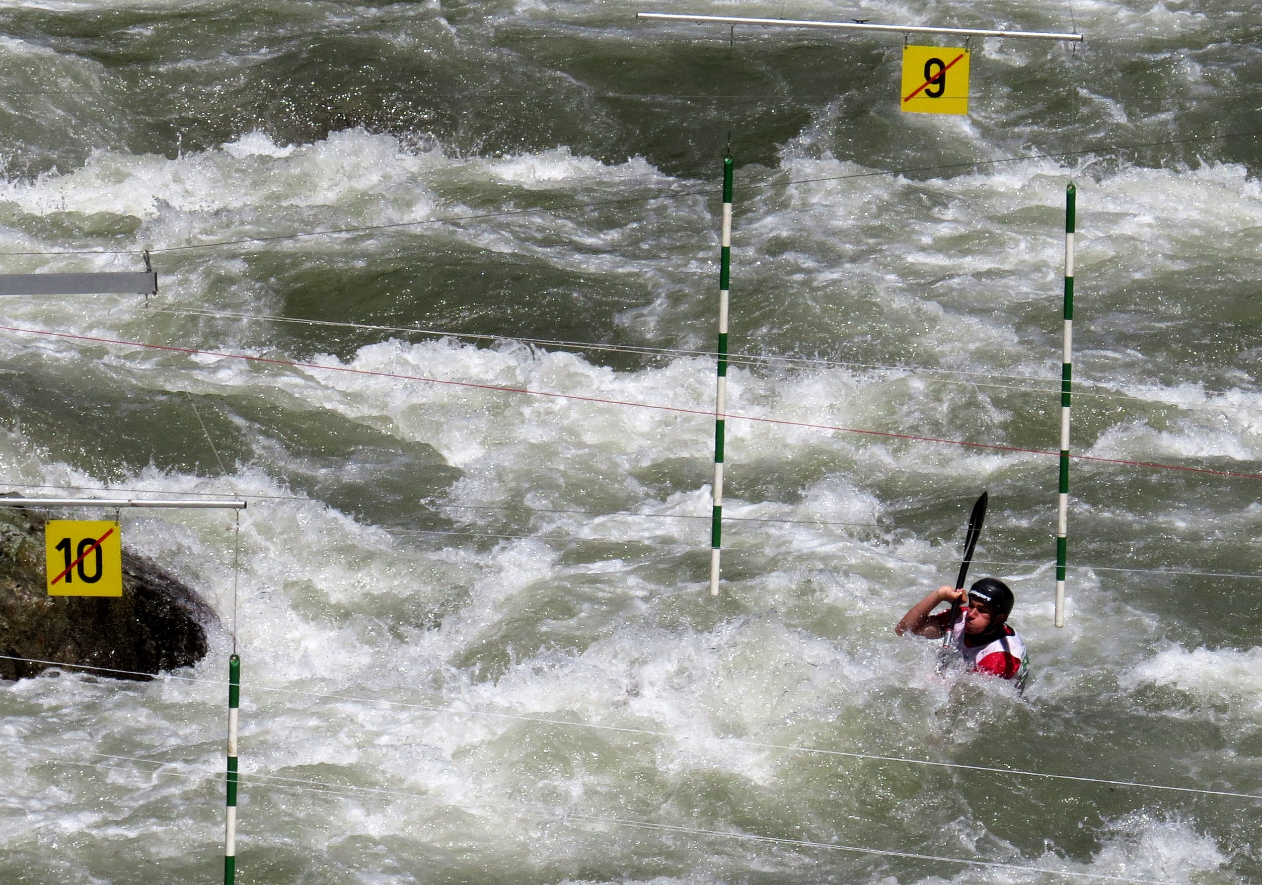 river, communication, warning sign, 1080P, nature, activity, slalom, outdoors, white water, competition, sports equipment, action, adventure, target, rope, HD Wallpaper