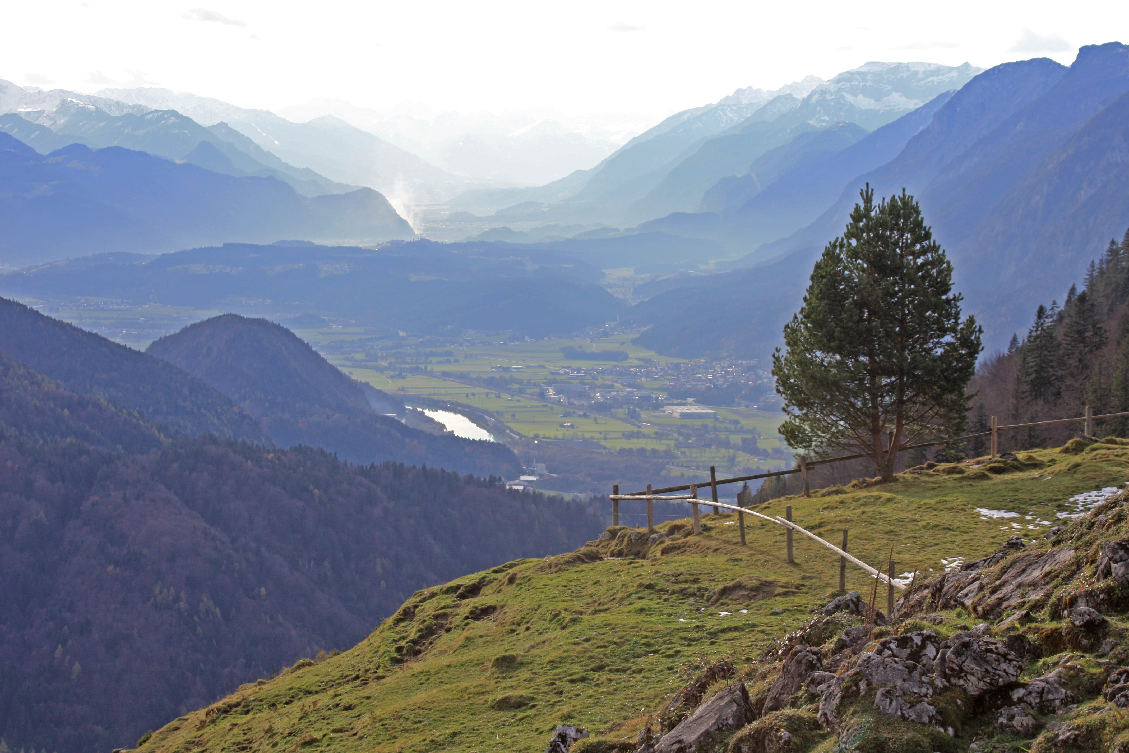 scenics, Naunspitze, environment, Alpine, land, mountain range, no people, landscape, tree, scenics - nature, day, green color, beauty in nature, grass, HD Wallpaper