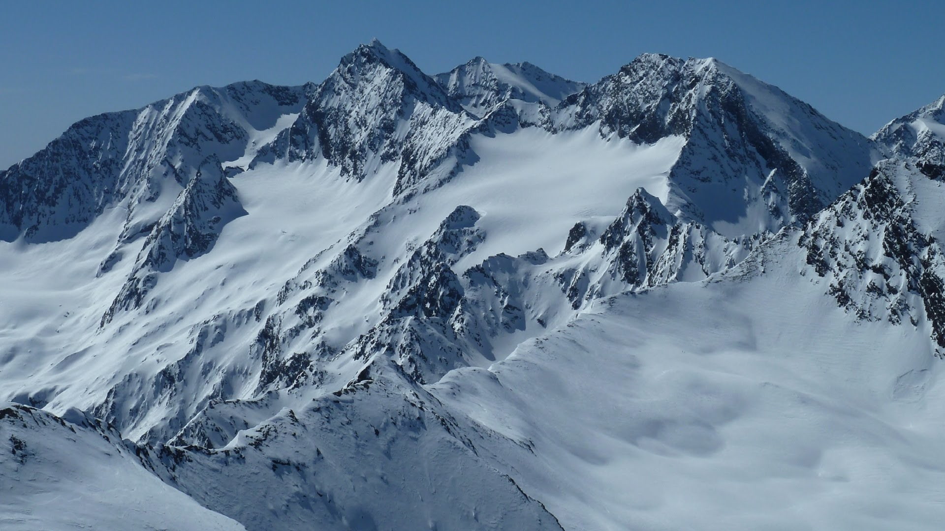 1080P, Mountains, Tirol, Winter, Mountain, Weiss Schnee, HD Wallpaper