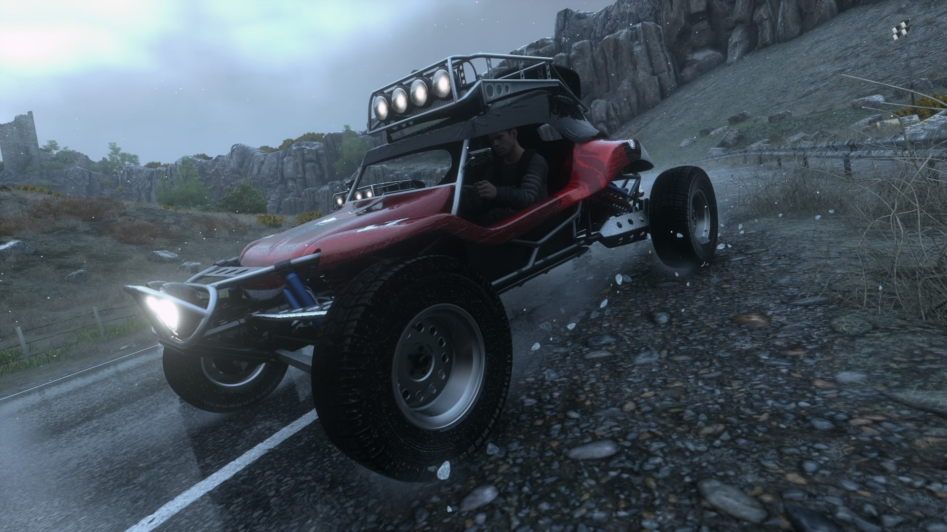 transportation, no people, nature, tree, day, street, parking, motor vehicle, rain, stationary, mode of transportation, land vehicle, Driveclub, travel, HD Wallpaper