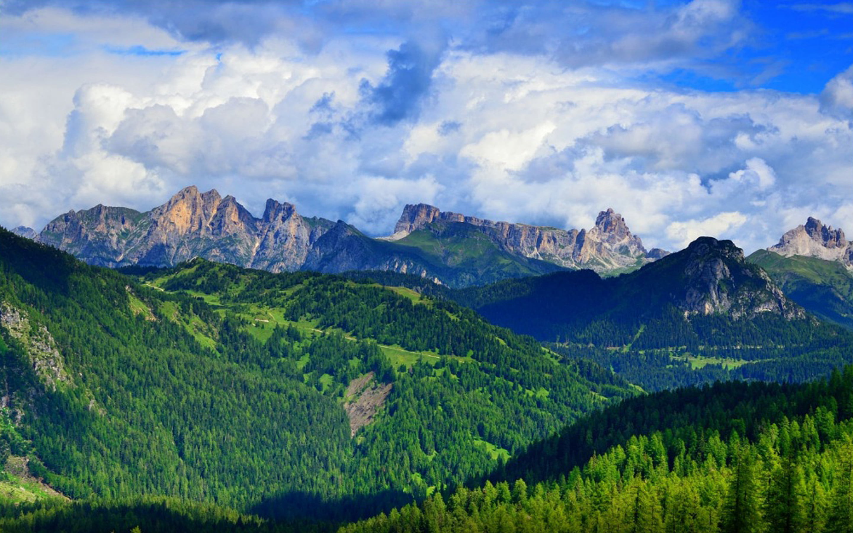 mountain ridge, mountain range, tranquility, beauty in nature, 2K, idyllic, mountain, no people, day, plant, nature, val, zoldo, di, environment, HD Wallpaper