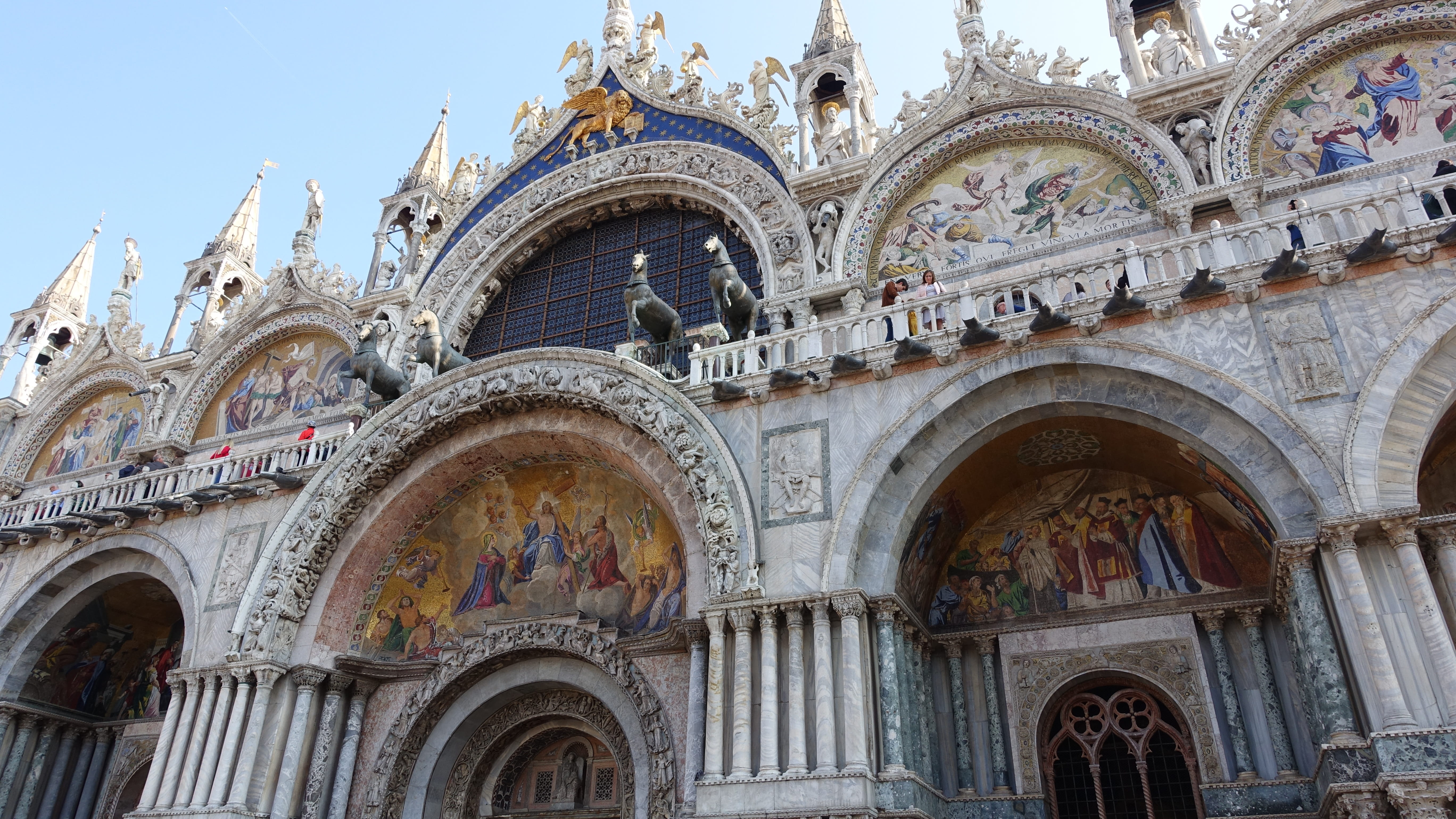 architecture, the past, history, arch, day, ornate, spirituality, place of worship, religion, venice, travel destinations, sky, building exterior, belief, HD Wallpaper