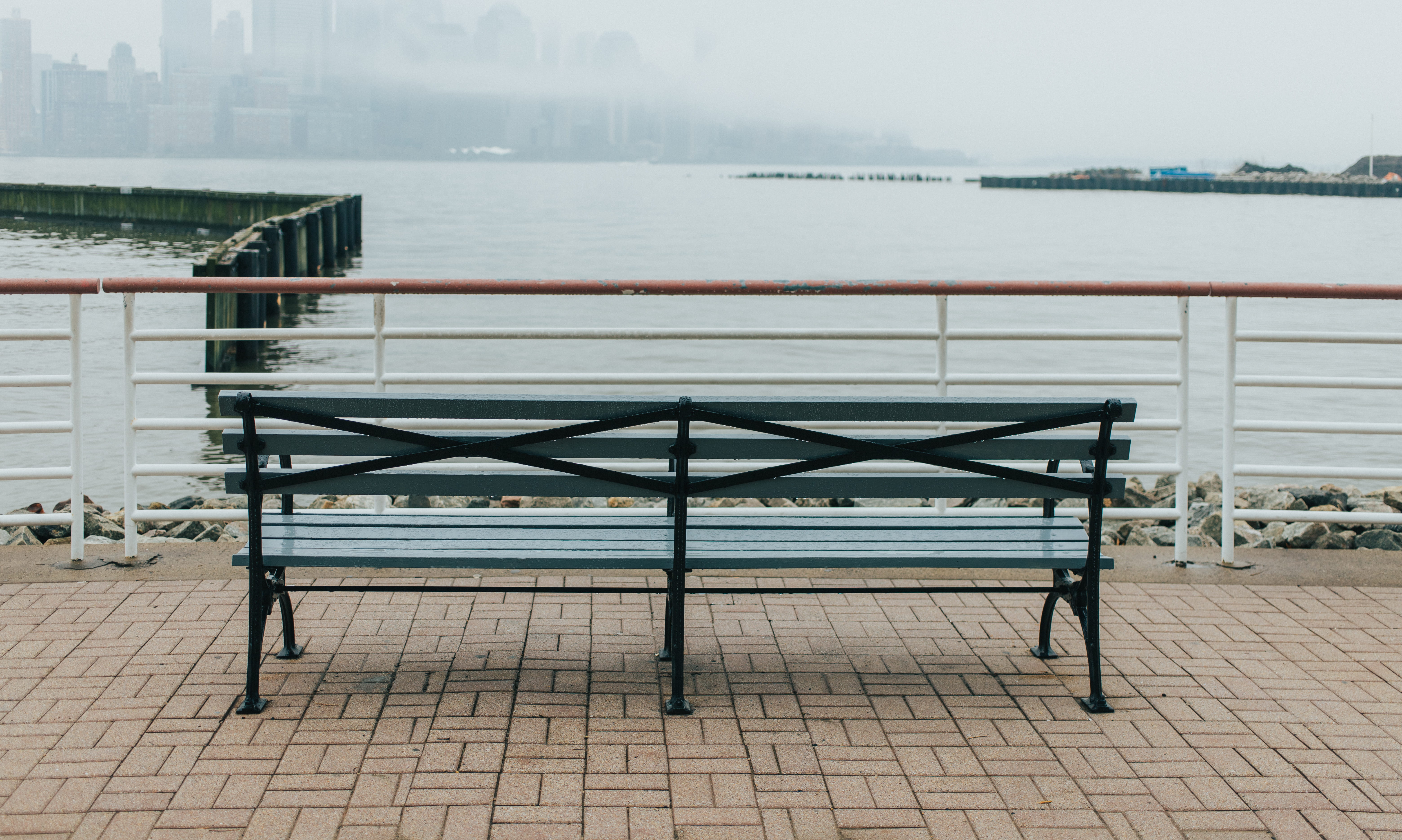 dock, paving stone, architecture, path, footpath, 5K, guard rail, scenics - nature, building exterior, no people, banister, water, built structure, apparel, HD Wallpaper